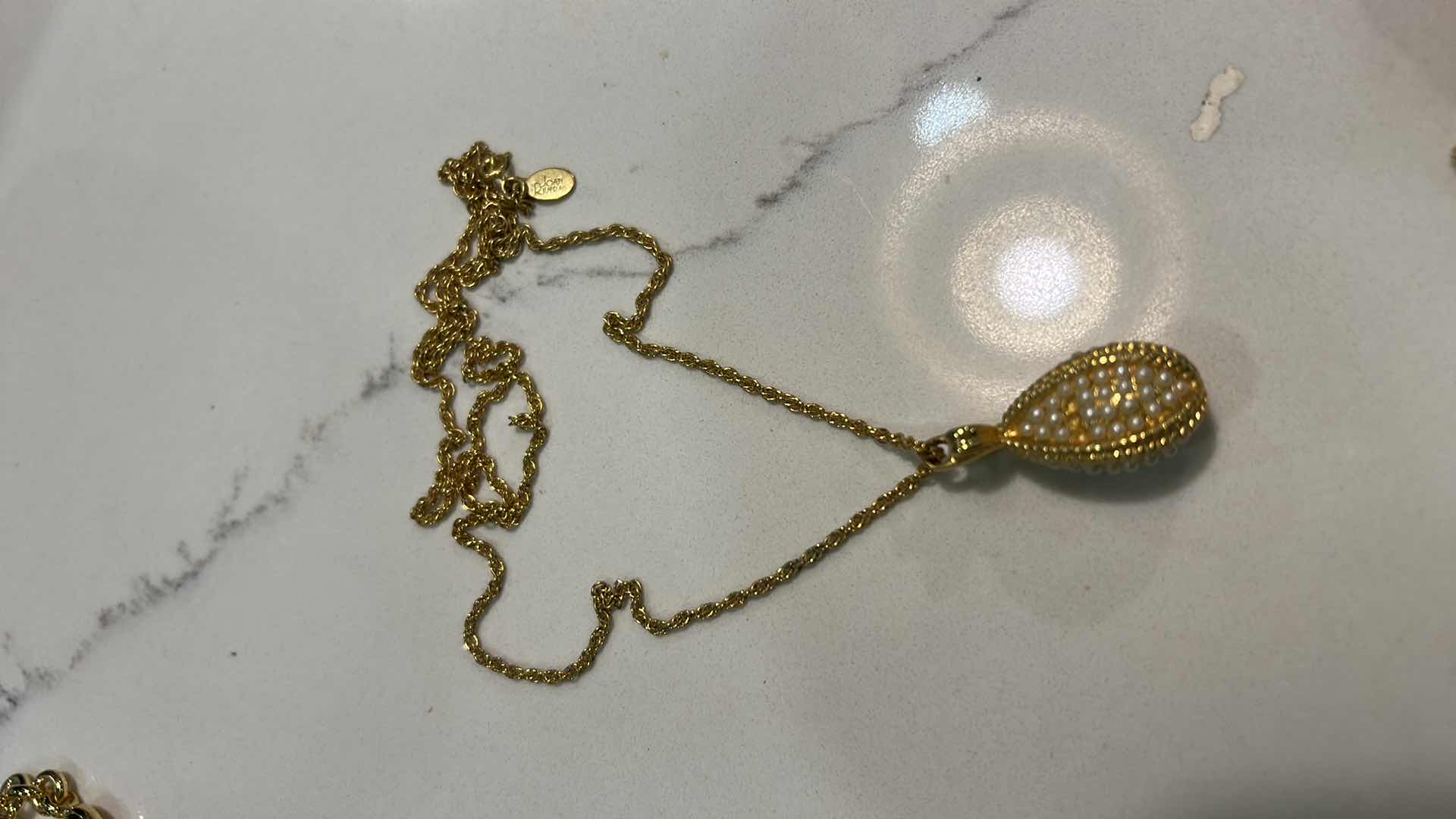 Photo 3 of 3 GOLD TONE NECKLACES AND 1 BRACELET