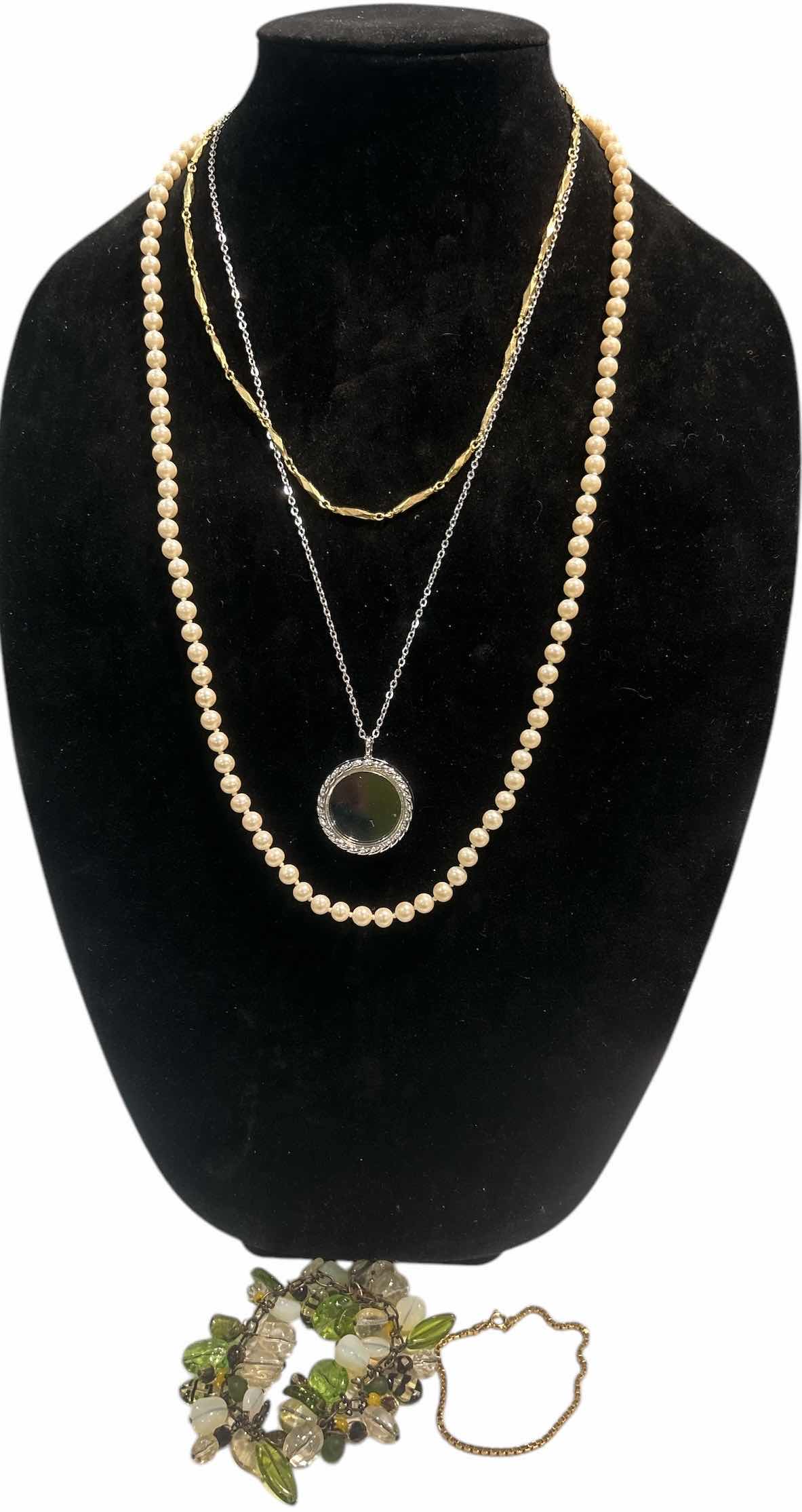 Photo 1 of 3 NECKLACES AND 2 BRACELETS