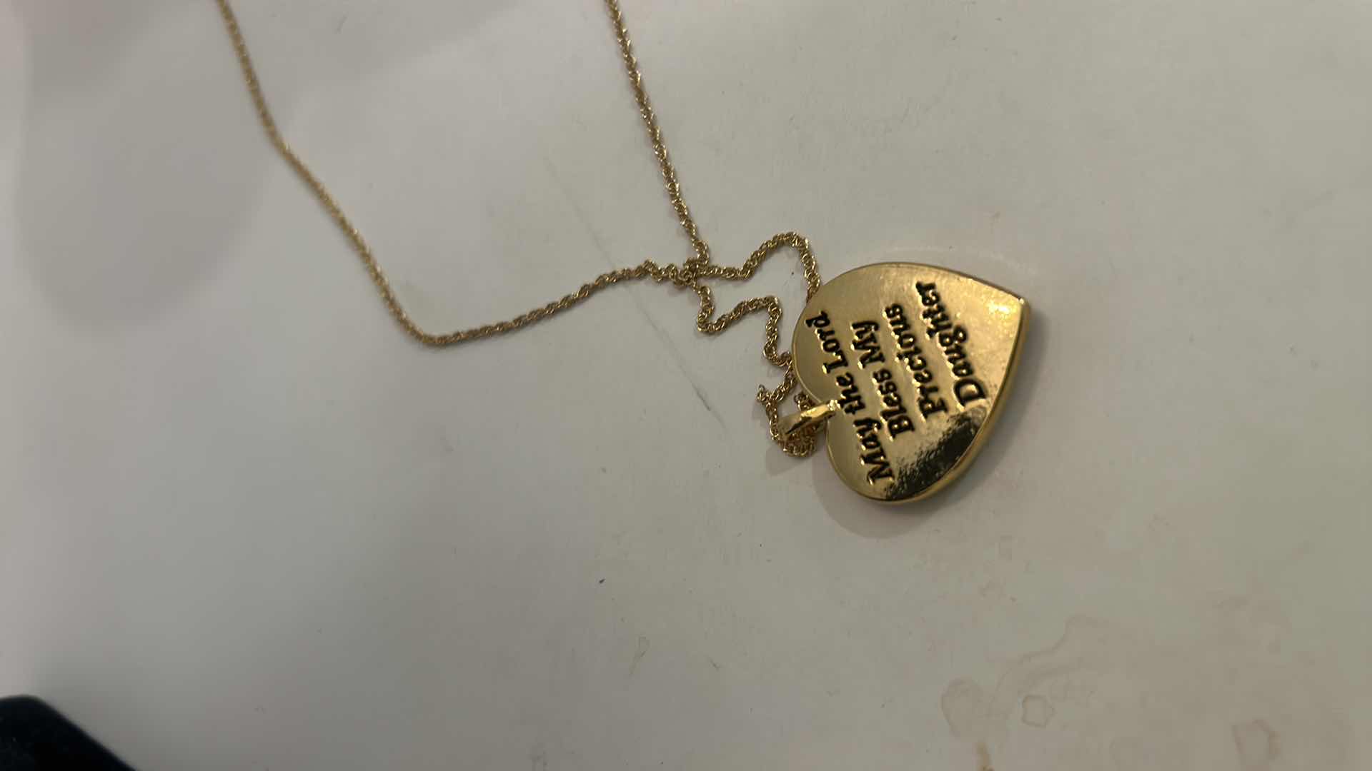 Photo 1 of 4 NECKLACES INCLUDING VINTAGE COLIBRI  19 JEWEL MOVEMENT GOLD TONE POCKET WATCH