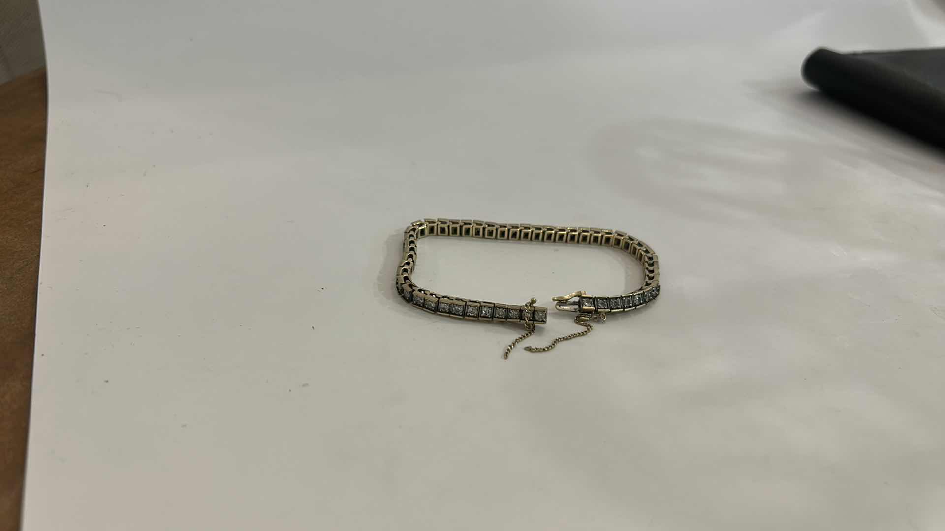 Photo 6 of 14K GOLD DIAMOND TENNIS BRACELET (DIAMOND TESTED) $5,000