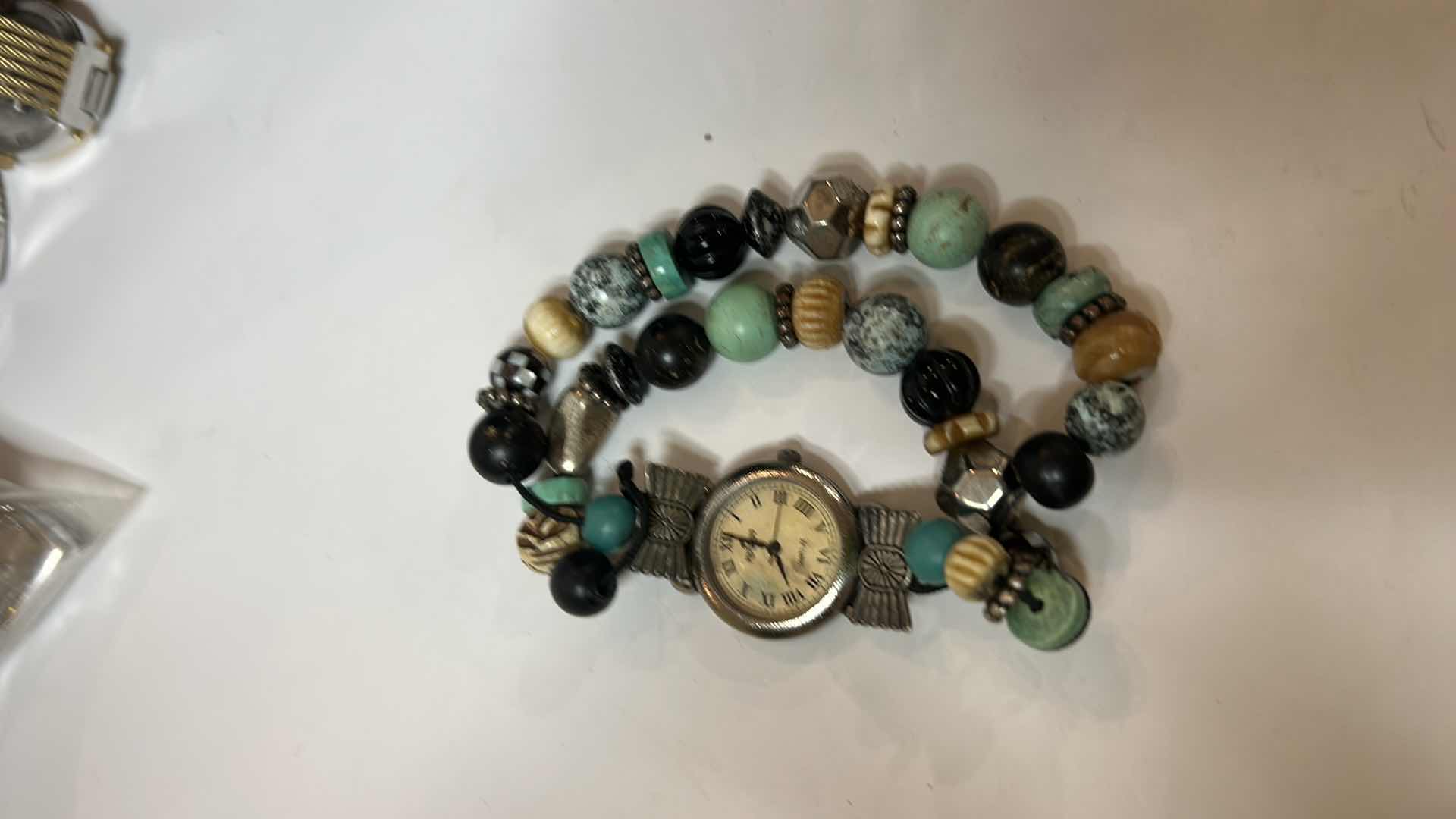 Photo 1 of SILVER AND TURQUOISE EXCLUSIVE PEYOTE BIRD DESIGNS WATCH