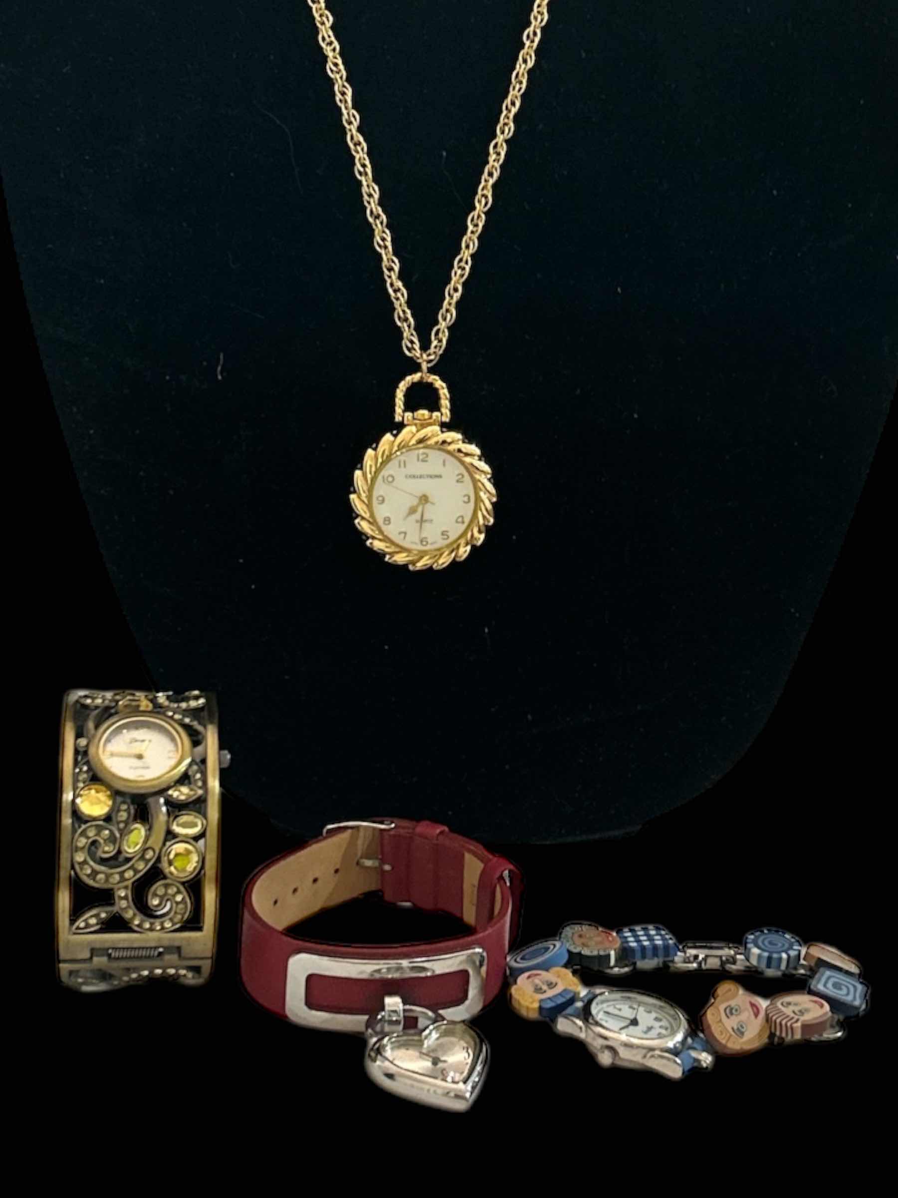 Photo 1 of 3 WATCHES AND POCKET WATCH NECKLACE