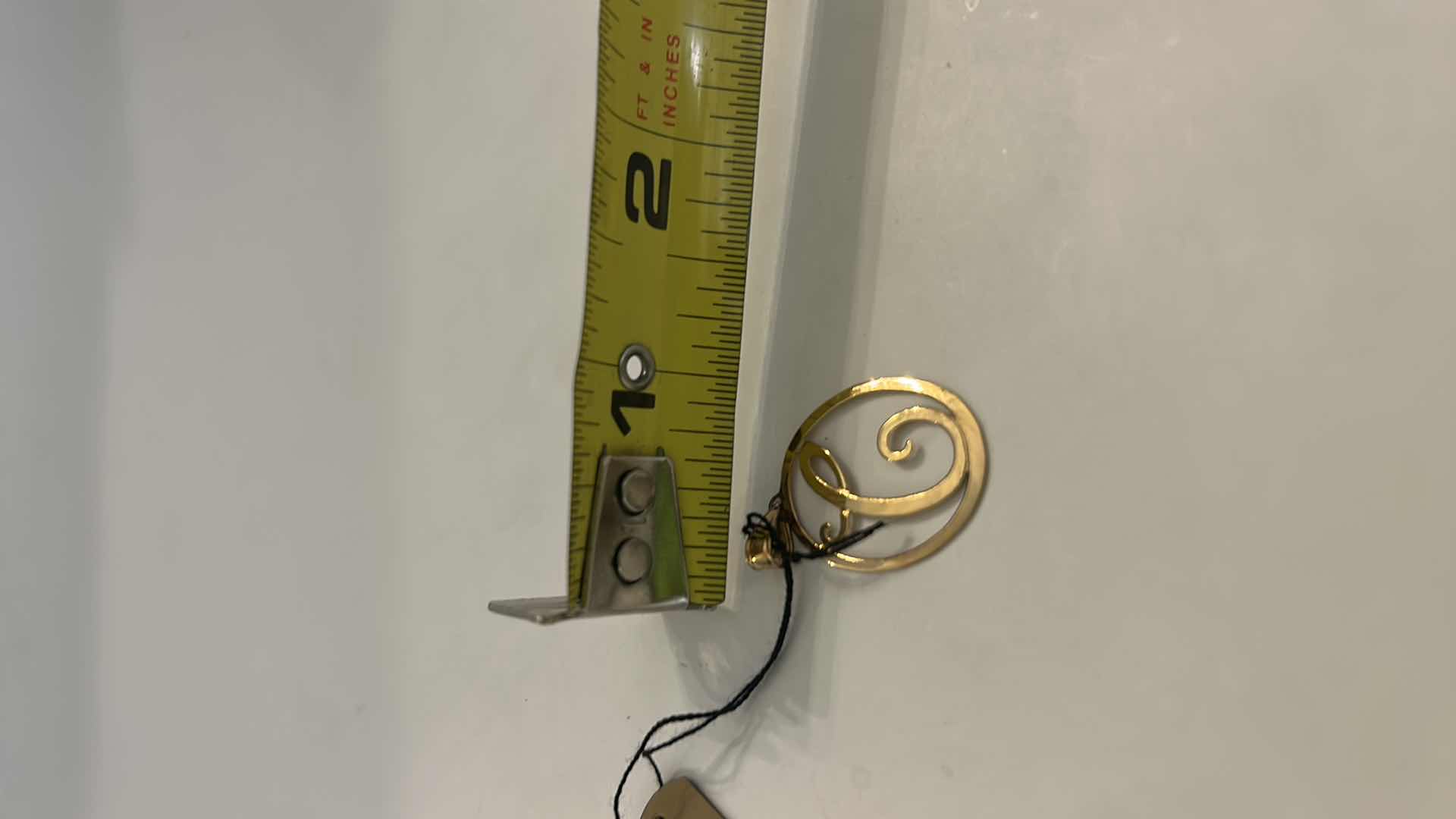 Photo 1 of 14K GOLD LETTER C PENDANT