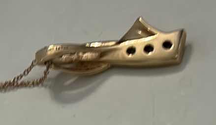 Photo 1 of LE VIAN 14 K GOLD CHAIN 19” WITH 14K GOLD DIAMOND PENDANT 1” (DIAMOND TESTED)