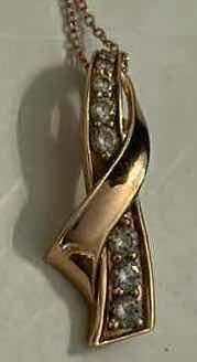 Photo 1 of LE VIAN 14 K GOLD CHAIN 19” WITH 14K GOLD DIAMOND PENDANT 1” (DIAMOND TESTED)