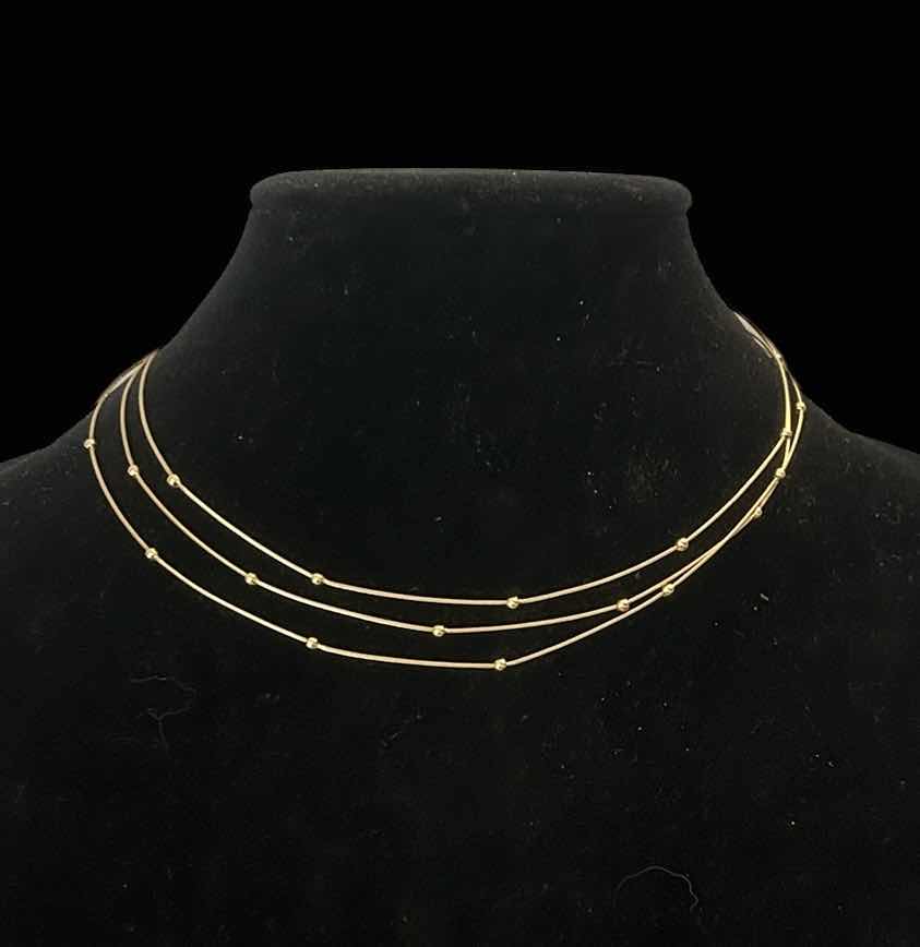 Photo 1 of 14K GOLD NECKLACE 15”