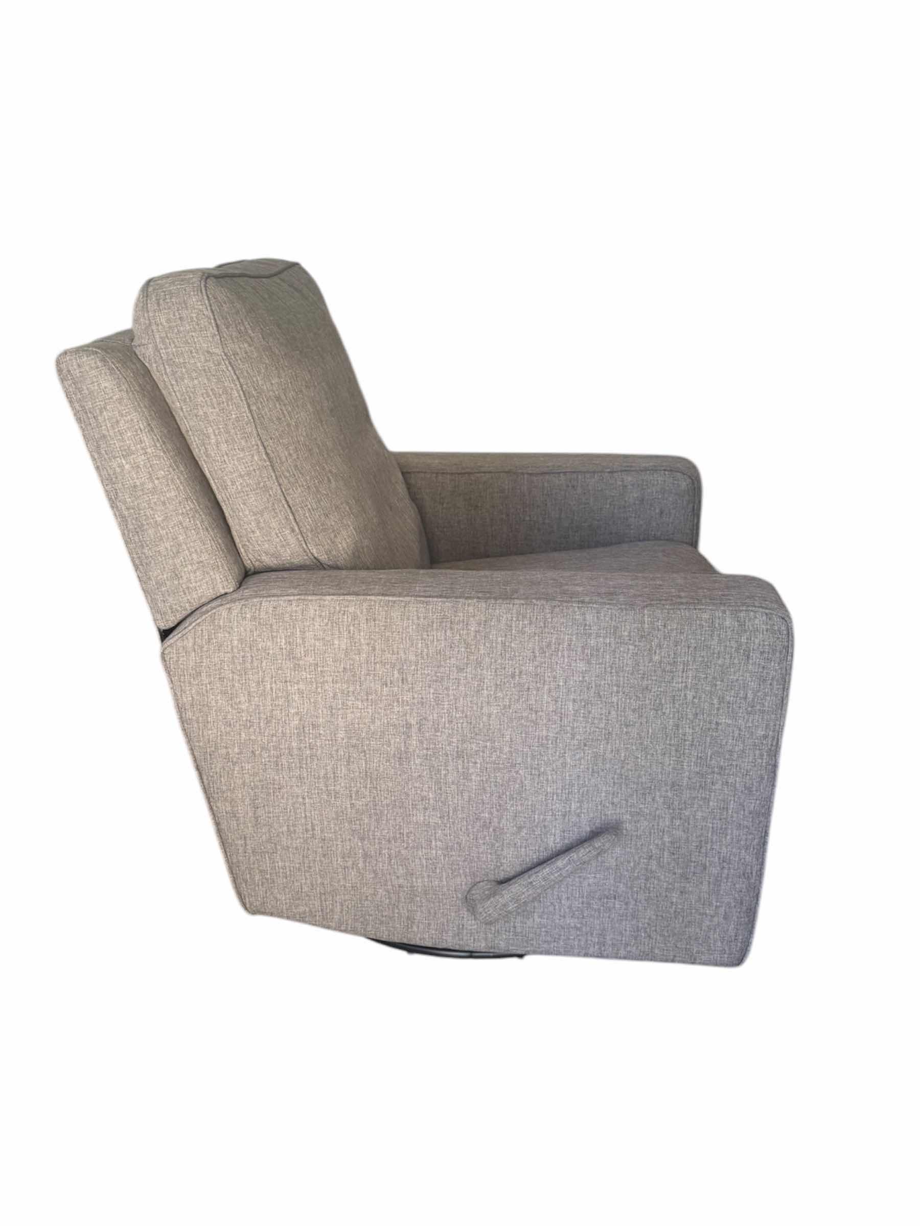 Photo 2 of 250
GREY ROCKING RECLINER CHAIR, SWIVEL GLIDER

32” X 34” X H40”