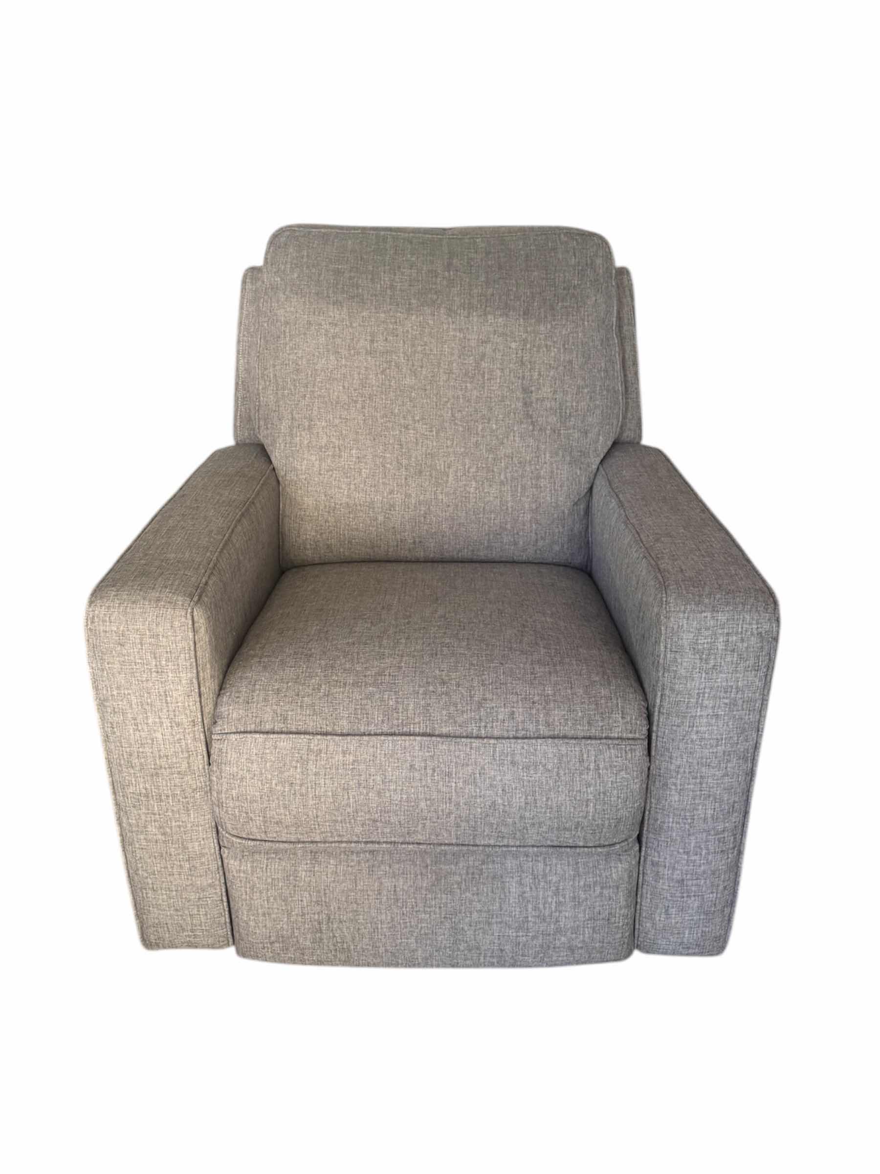 Photo 1 of 250
GREY ROCKING RECLINER CHAIR, SWIVEL GLIDER

32” X 34” X H40”