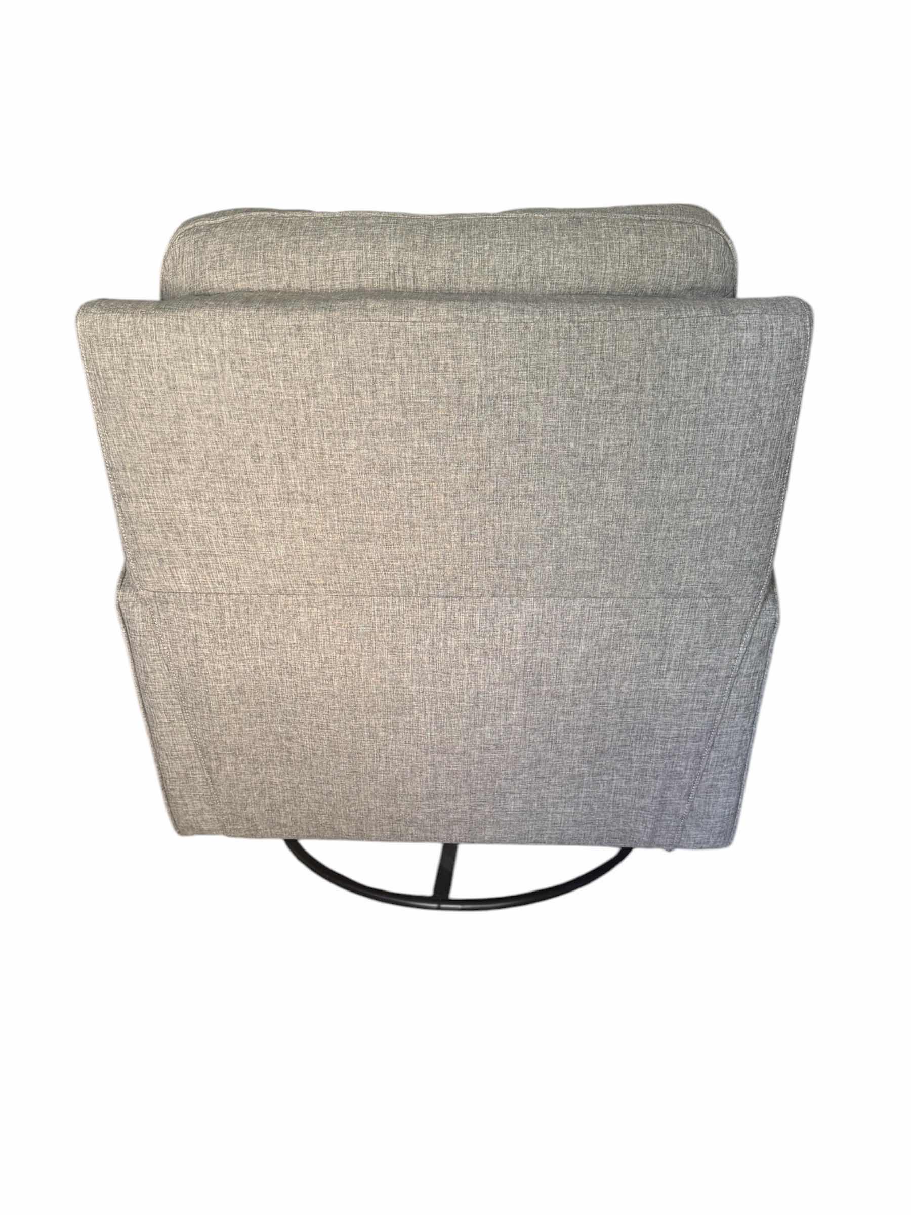 Photo 1 of 250
GREY ROCKING RECLINER CHAIR, SWIVEL GLIDER

32” X 34” X H40”