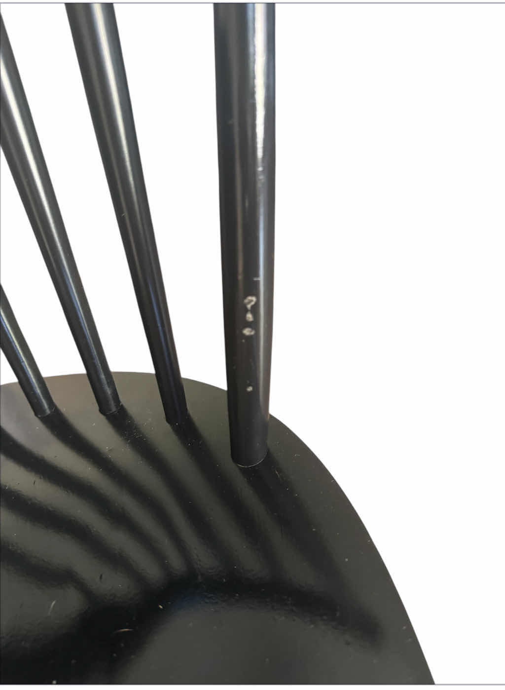 Photo 4 of BLACK WOODEN CHAIR 
17” X 17” X H36”