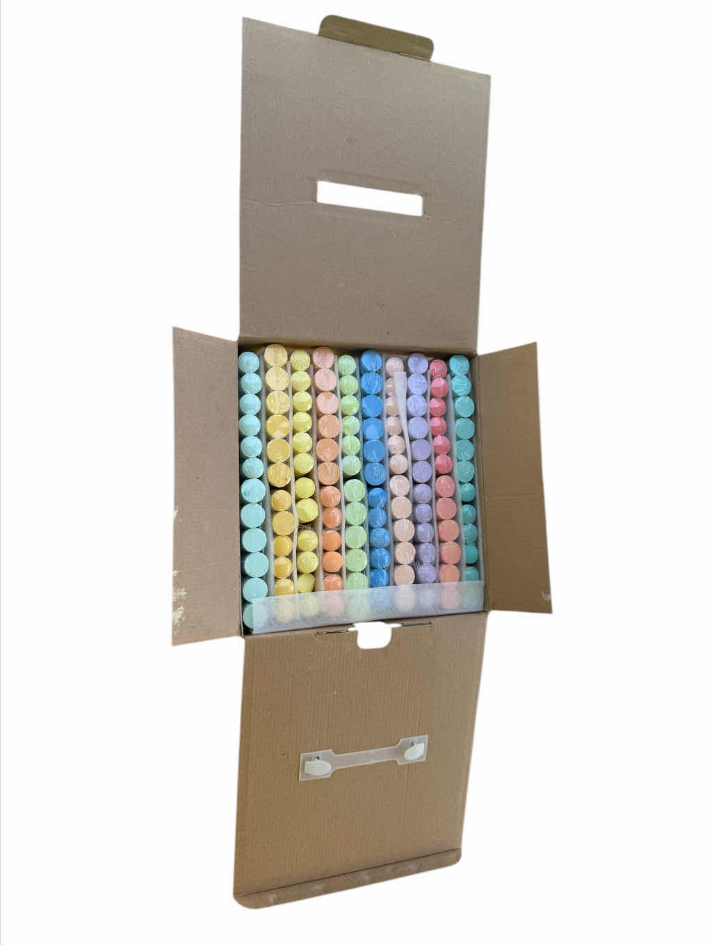 Photo 1 of 120 PIECE SIDEWALK CHALK SET BY SUN SQUAD, NON TOXIC AND WASHABLE