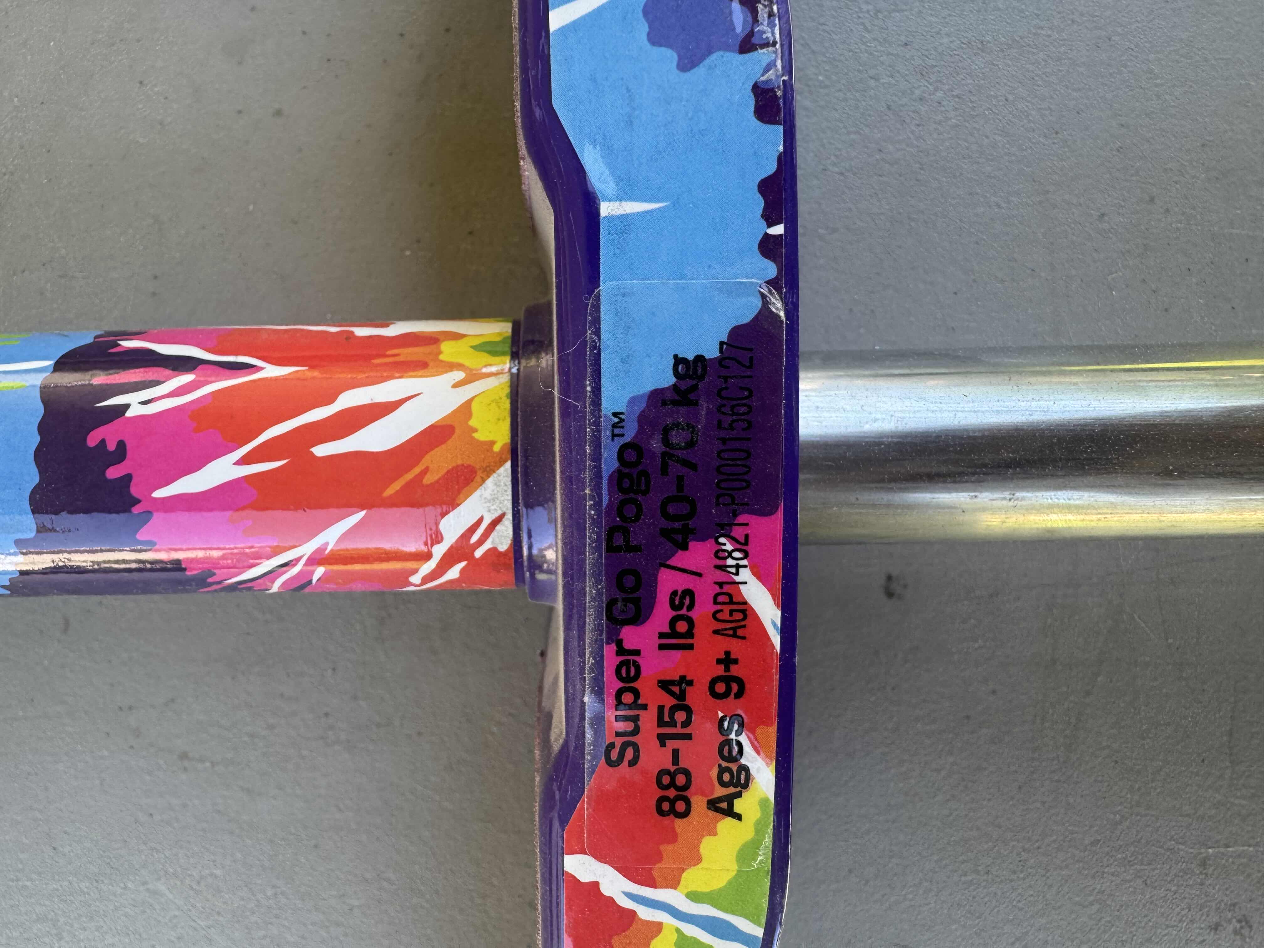 Photo 1 of 2- ALEX SUPER GO POGO, AGES 9+, COLORFUL
10” X 1.5” X H44”