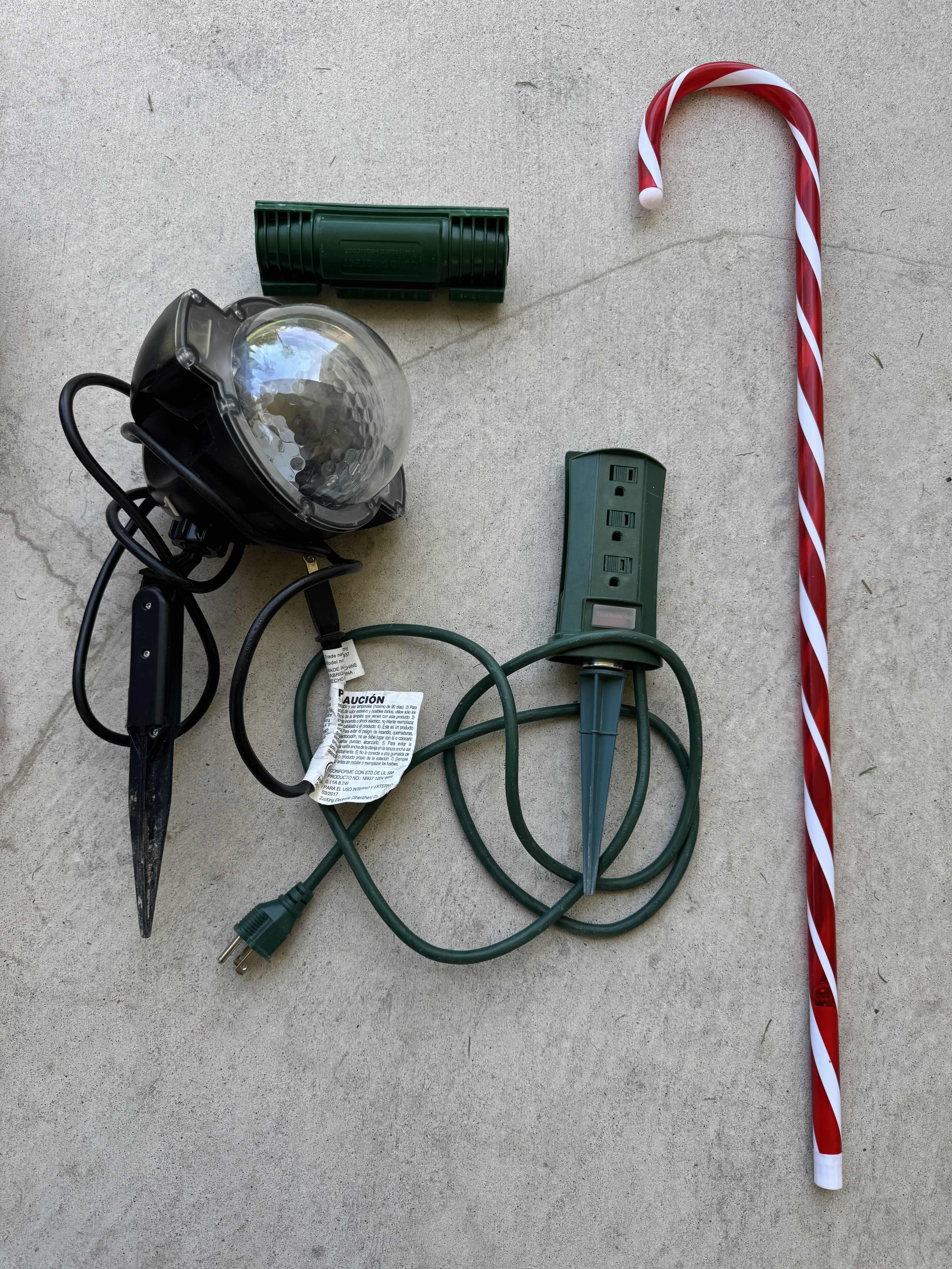 Photo 3 of HOLIDAY DECOR, HOLIDAY LIGHTS, OUTDOOR/INDOOR, INFLATABLE DECOR, EXTENSION CORD, OUTDOOR LIGHT, CORD PROTECTOR, HOLIDAY FIGURINES, DECORATIVE CANDY CANE