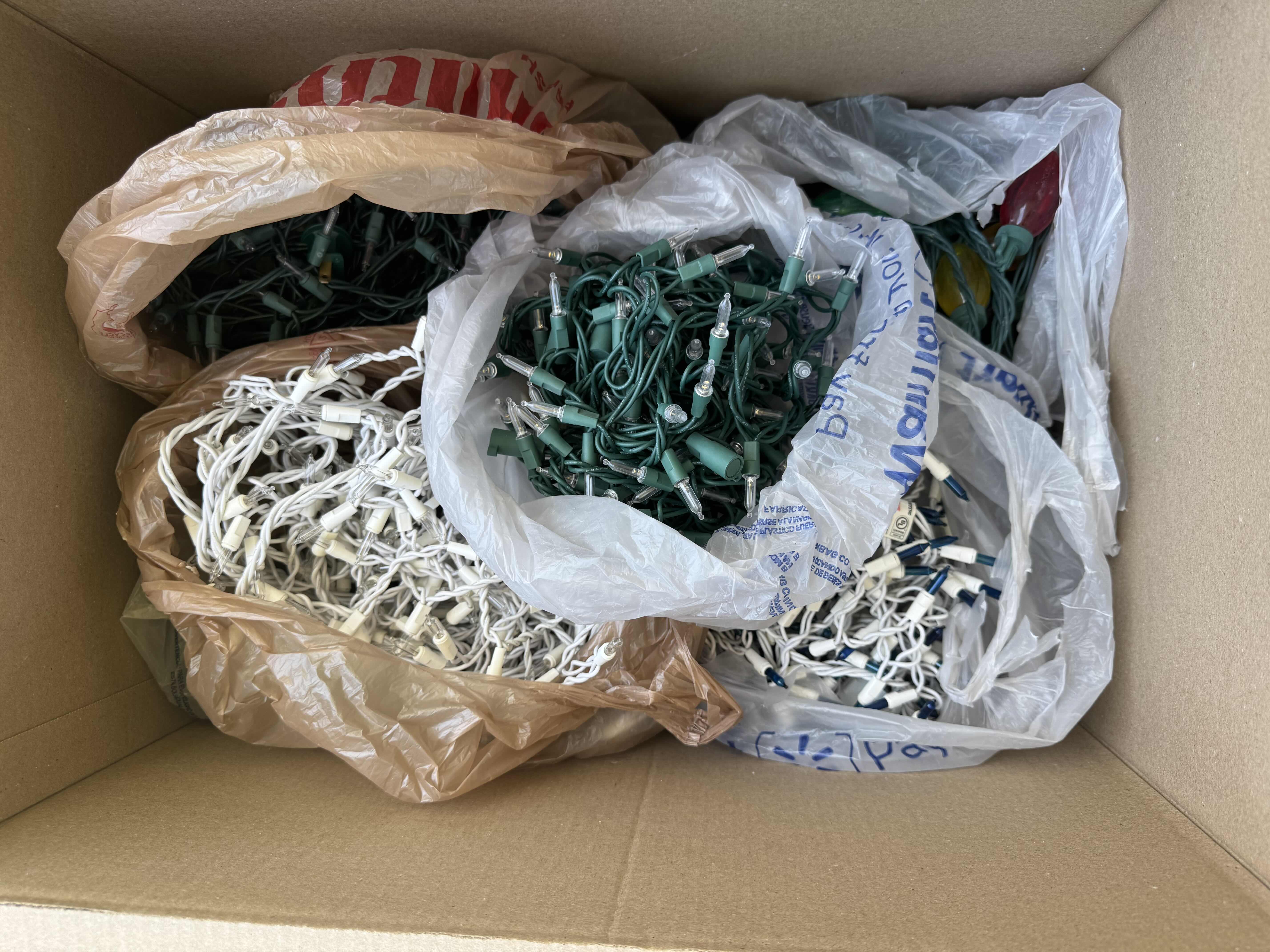 Photo 1 of HOLIDAY DECOR, HOLIDAY LIGHTS, OUTDOOR/INDOOR, INFLATABLE DECOR, EXTENSION CORD, OUTDOOR LIGHT, CORD PROTECTOR, HOLIDAY FIGURINES, DECORATIVE CANDY CANE