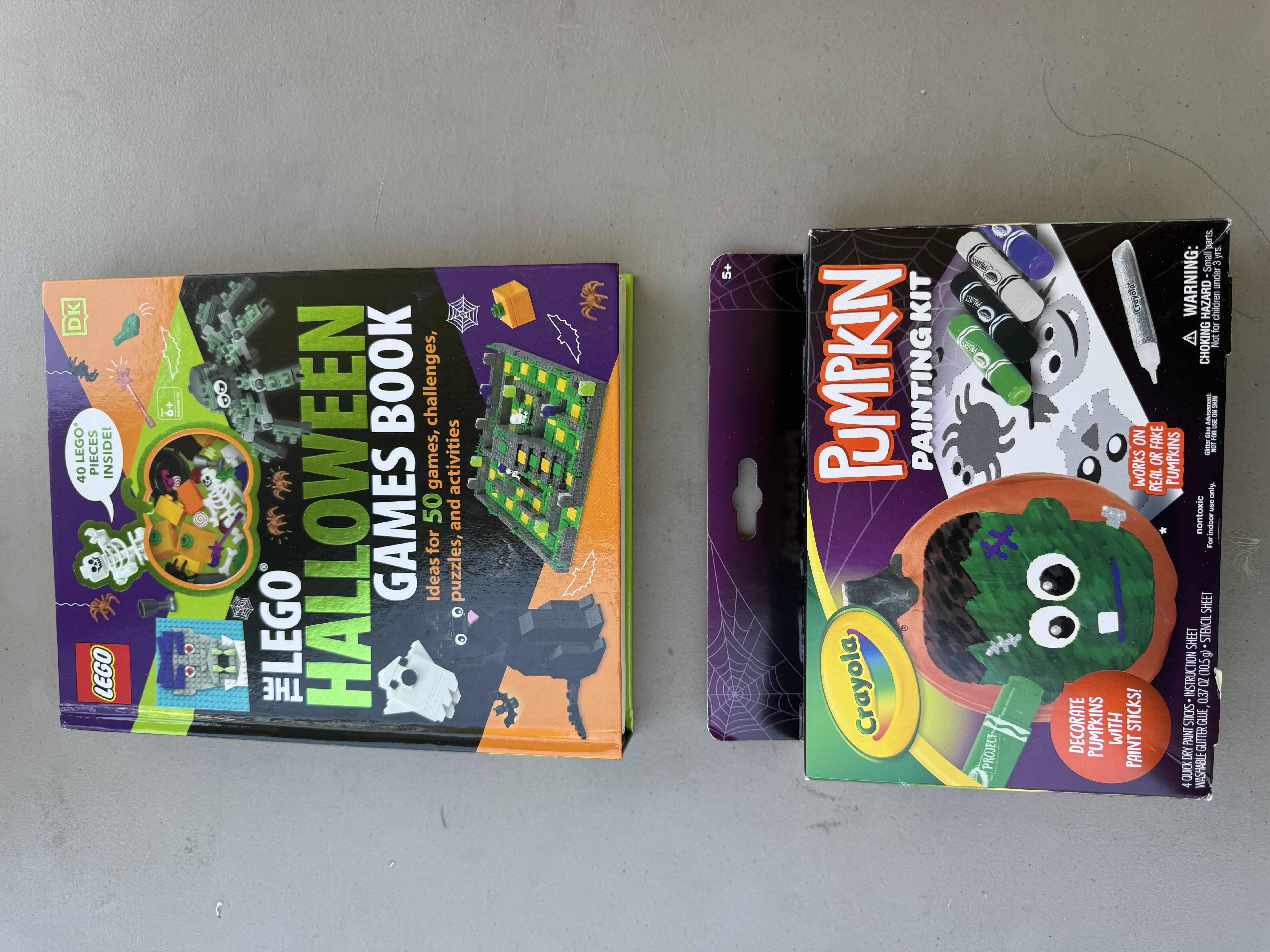 Photo 1 of HOLIDAY DECOR, HALLOWEEN DECORATION, GROGU LIGHT UP INFLATABLE, 2 CANDY BUCKETS, BAGS FOR CANDY, CRAYOLA PAINTING KIT