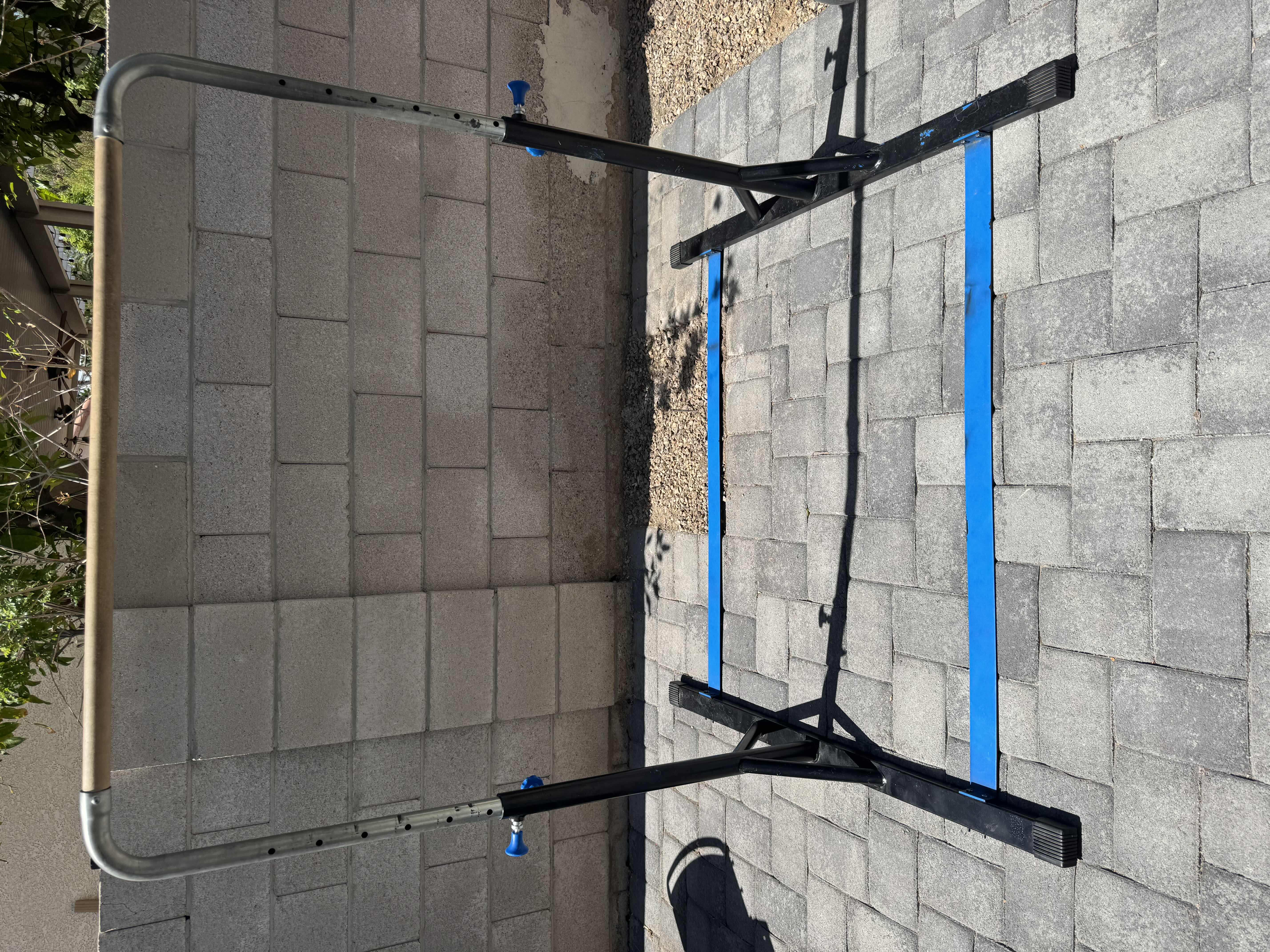 Photo 1 of $100
GYMNASTICS BAR, ADJUSTABLE PRACTICE BAR FOR KIDS, BLUE/BLACK