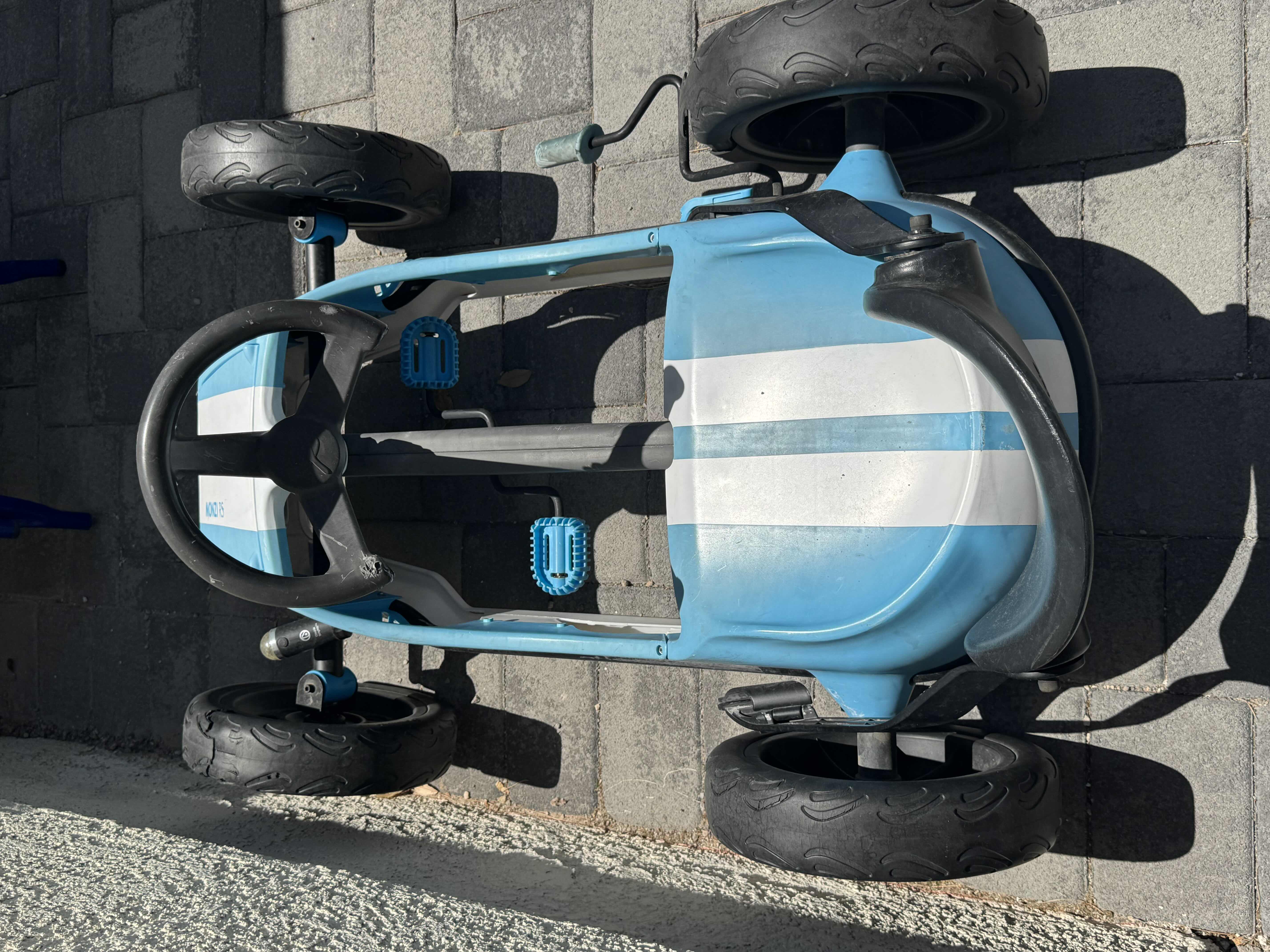 Photo 1 of BLUE MONZI RS KIDS PEDAL GO KART

44” X 29” X H26”