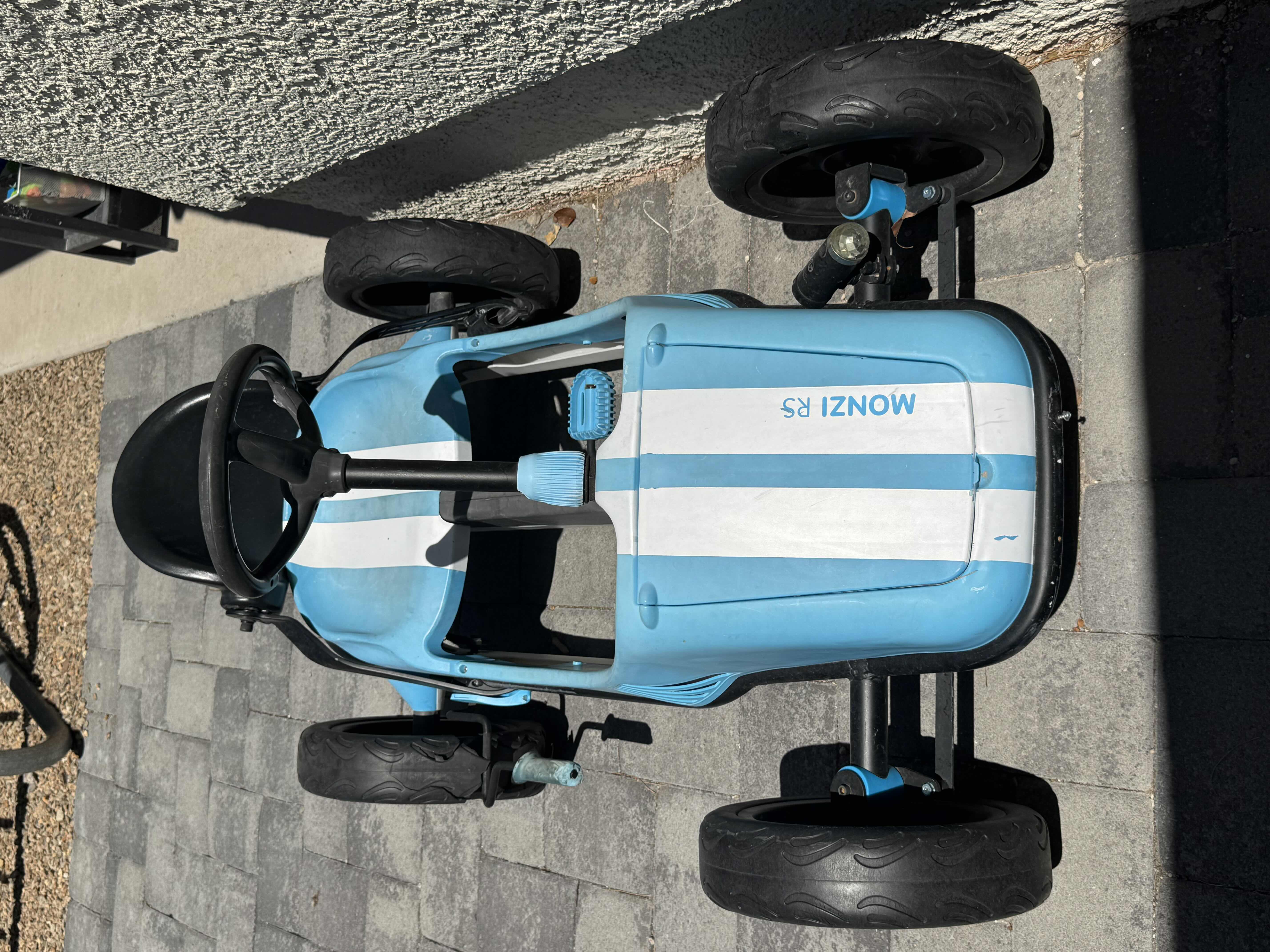 Photo 1 of BLUE MONZI RS KIDS PEDAL GO KART

44” X 29” X H26”