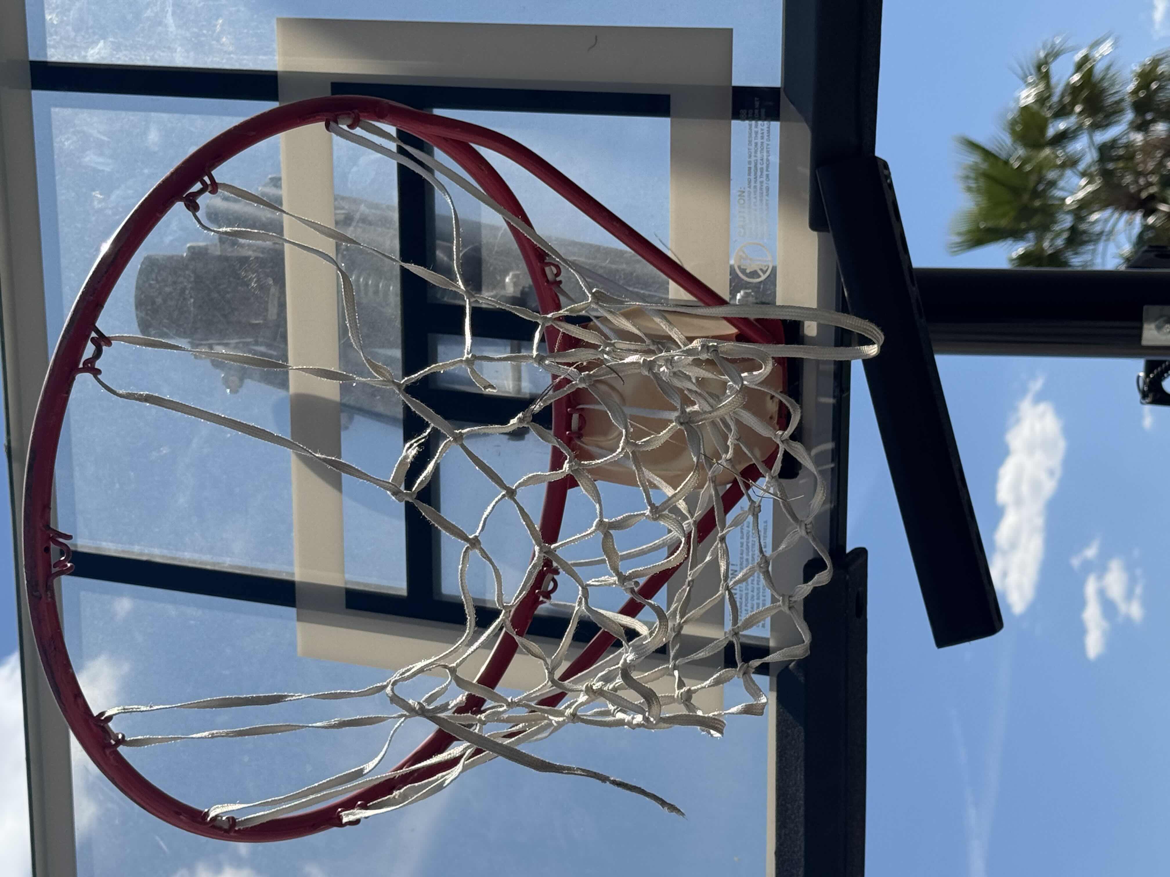 Photo 5 of SPALDING ADJUSTABLE PORTABLE BASKETBALL HOOP SYSTEM, BLACK

51” X 30” X H118”