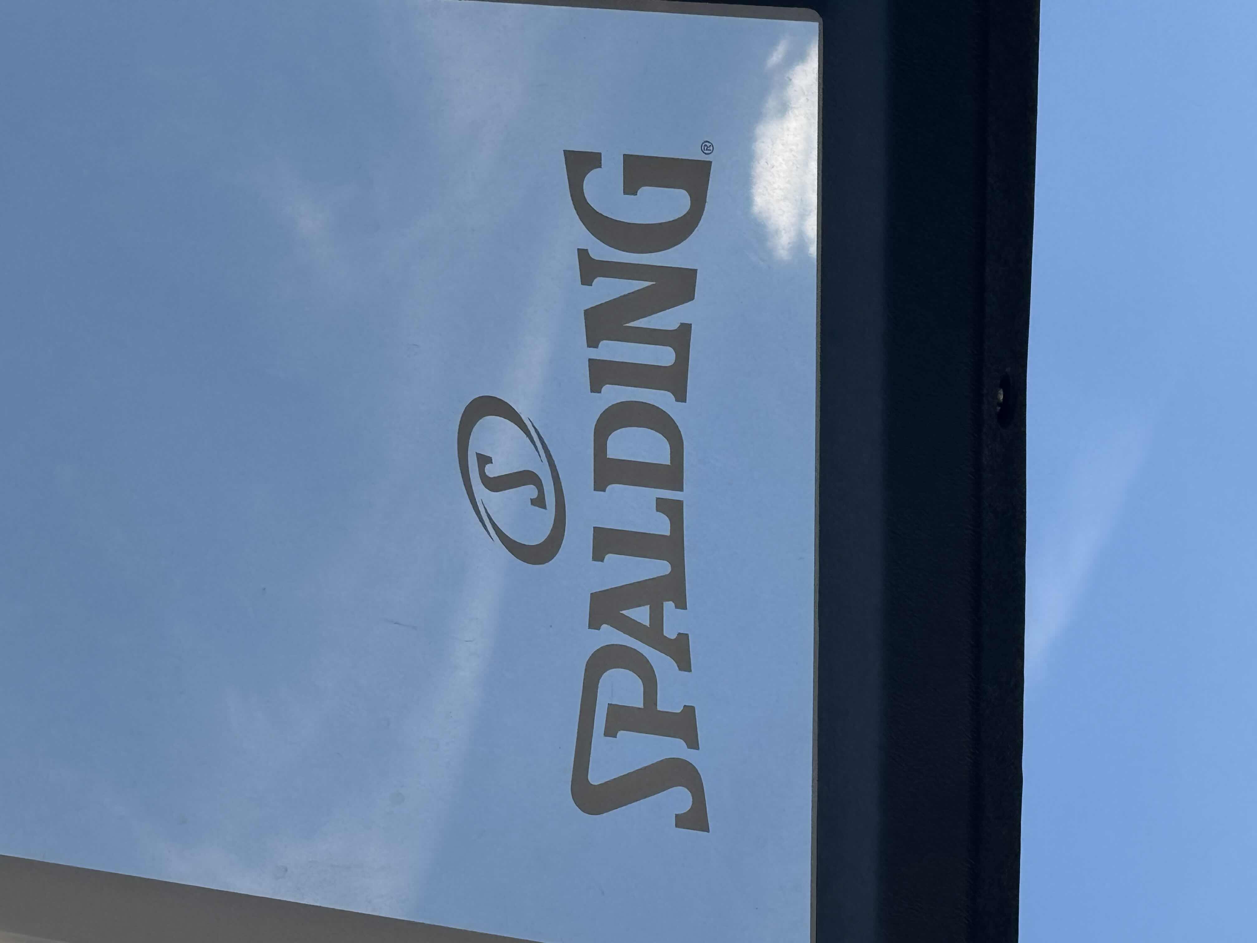 Photo 4 of SPALDING ADJUSTABLE PORTABLE BASKETBALL HOOP SYSTEM, BLACK

51” X 30” X H118”