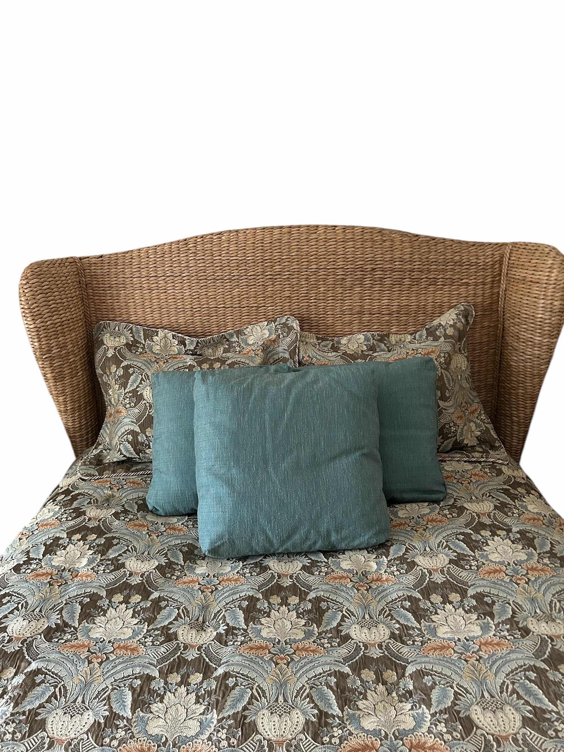 Photo 1 of QUEEN SEAGRASS HEADBOARD, BEDDING SOLD SEPARATELY