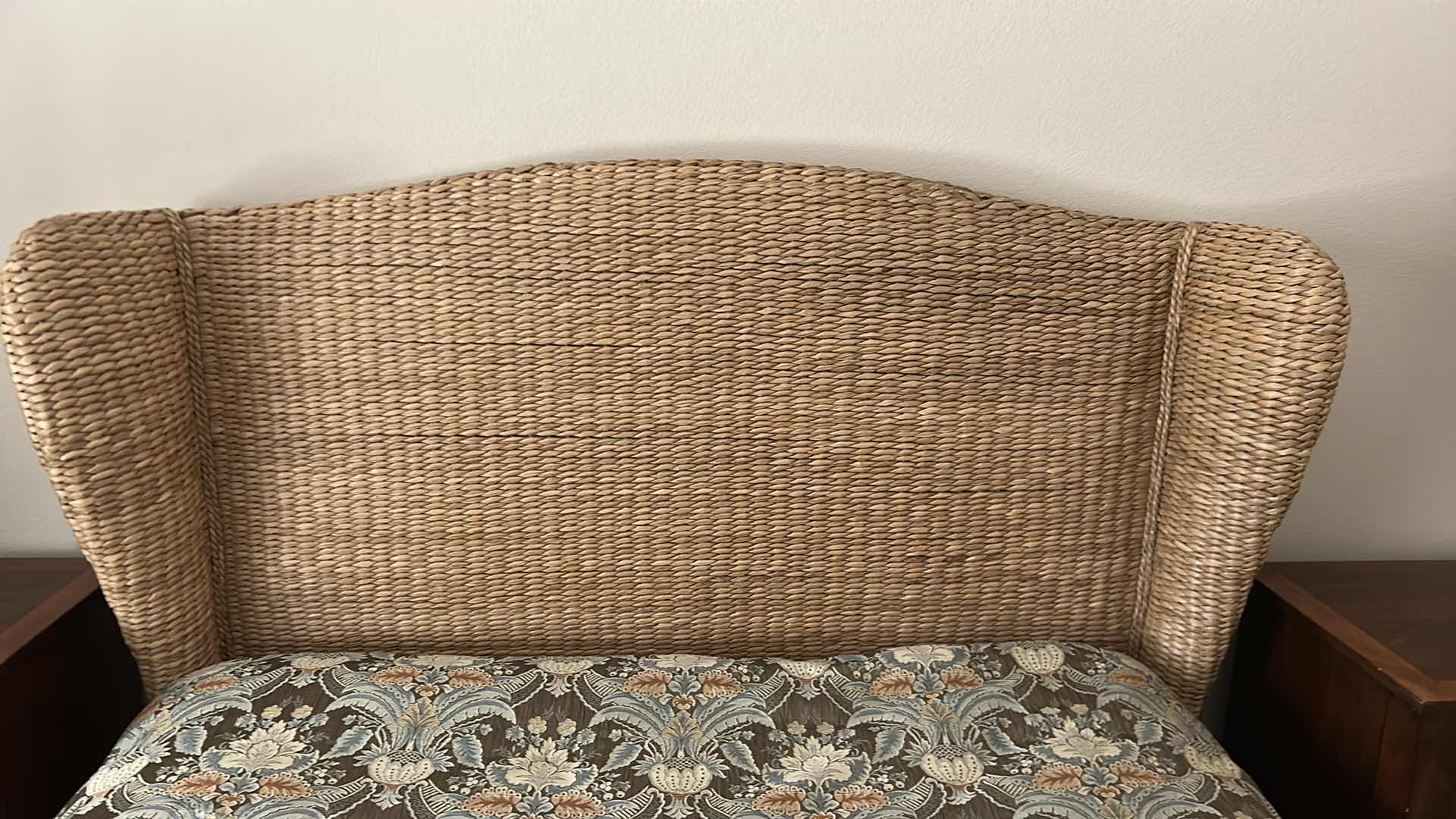 Photo 1 of QUEEN SEAGRASS HEADBOARD, BEDDING SOLD SEPARATELY