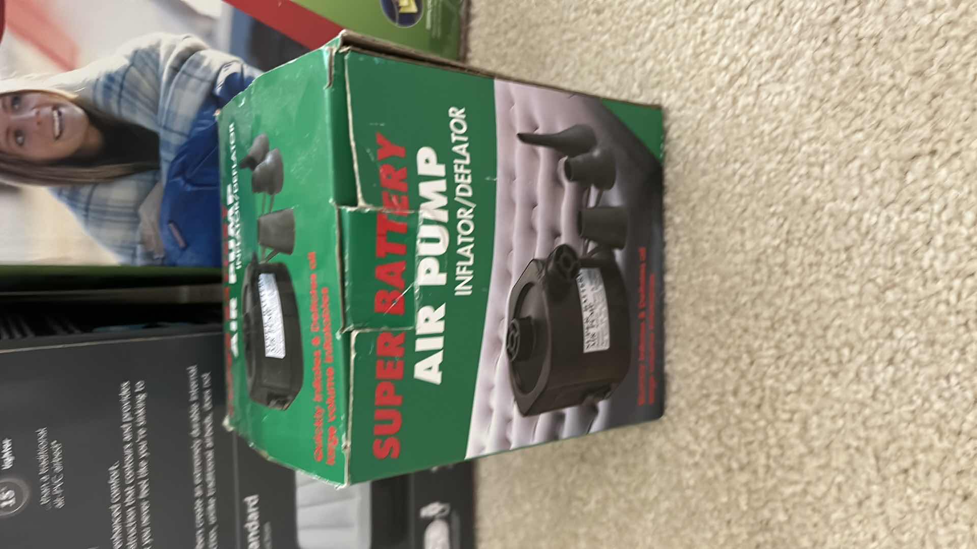 Photo 4 of INTEX MID RISE AUROBED, AIR PUMP, ADULT SLEEPING BAG