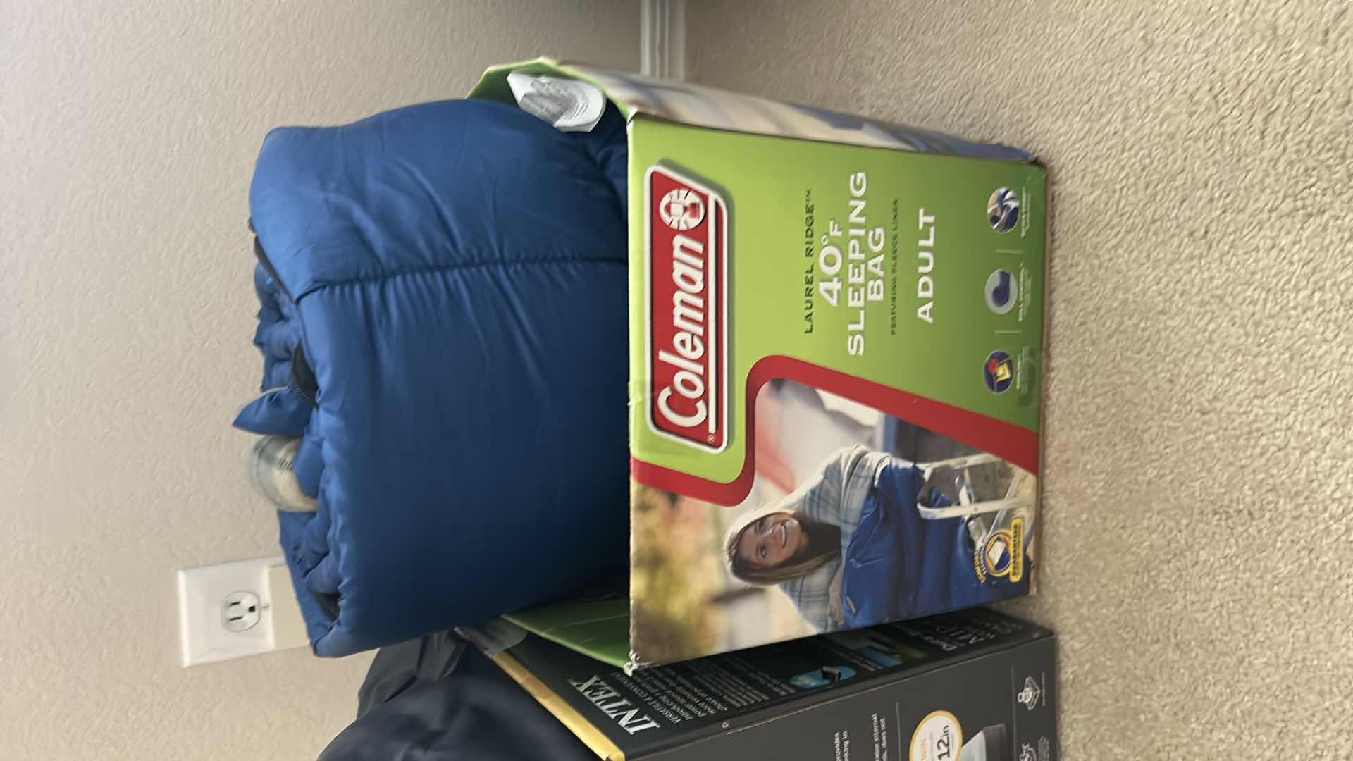 Photo 3 of INTEX MID RISE AUROBED, AIR PUMP, ADULT SLEEPING BAG