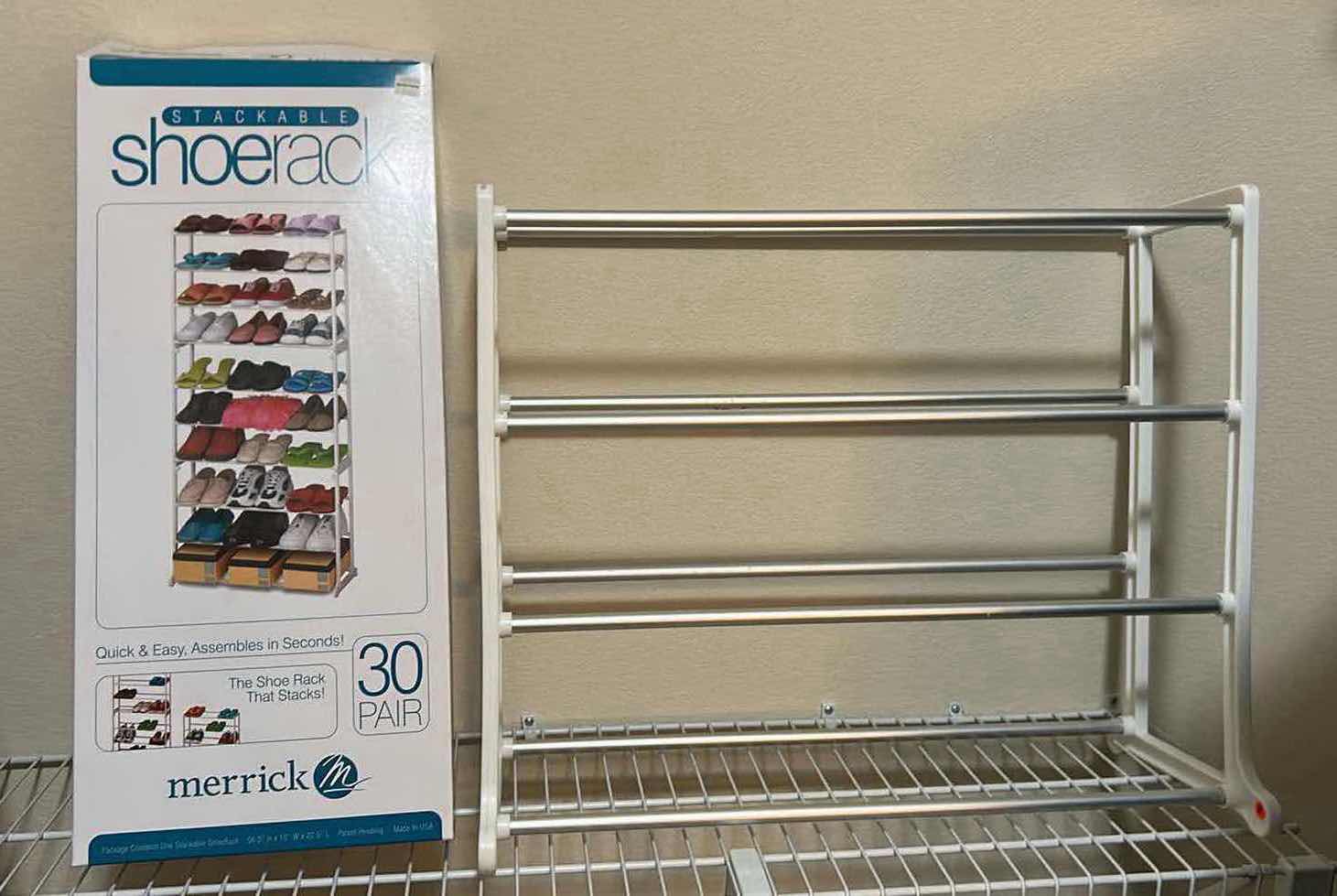Photo 1 of 2- MERRICK SHOE RACK