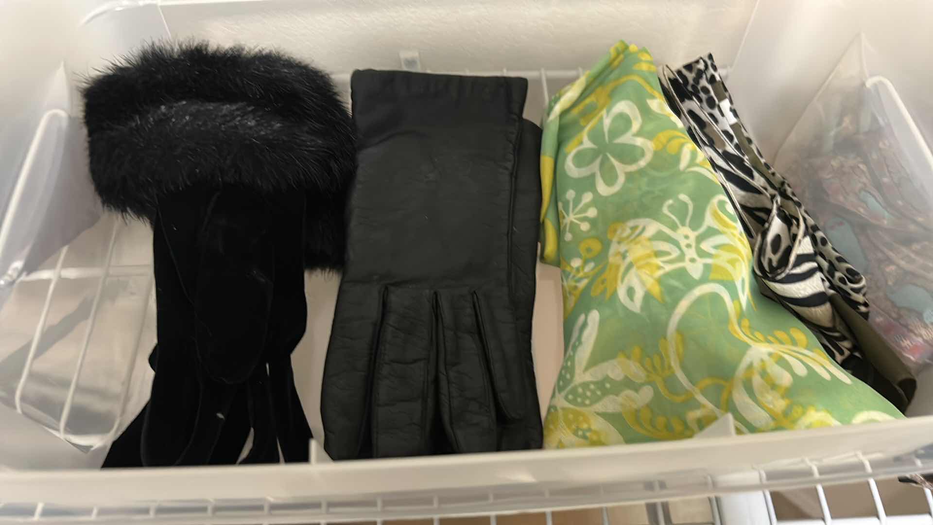 Photo 3 of CONTENTS OF CONTAINER LADIES GLOVES SCRAFS