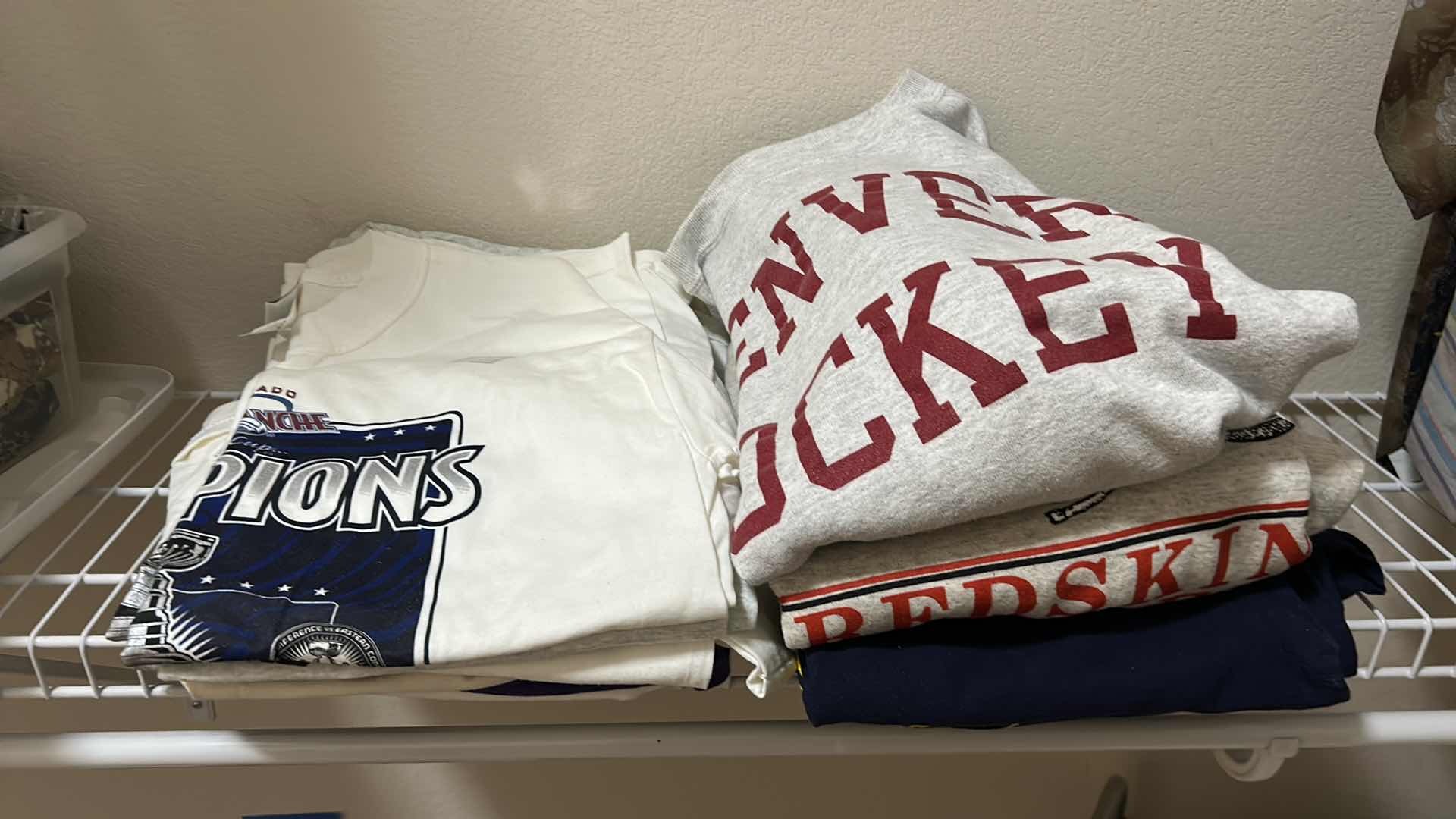 Photo 1 of 13-ASSORTMENT OF MENS LOGO SHIRTS  COLORADO LARGE