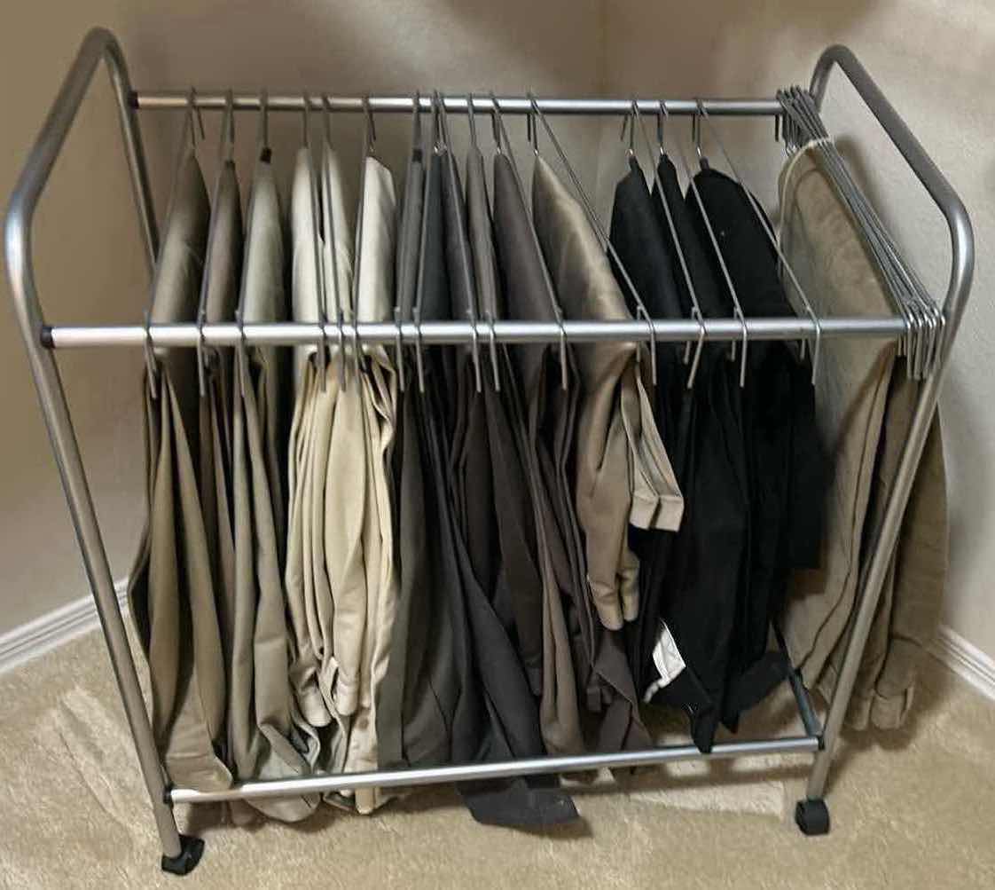 Photo 1 of 15- MENS PANTS  HOLDER INCLUDED SIZE 34 / 30