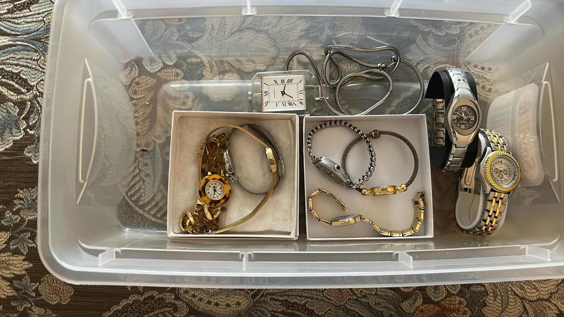 Photo 1 of CONTENTS OF BASKET ASSORTED WOMEN WATCHES