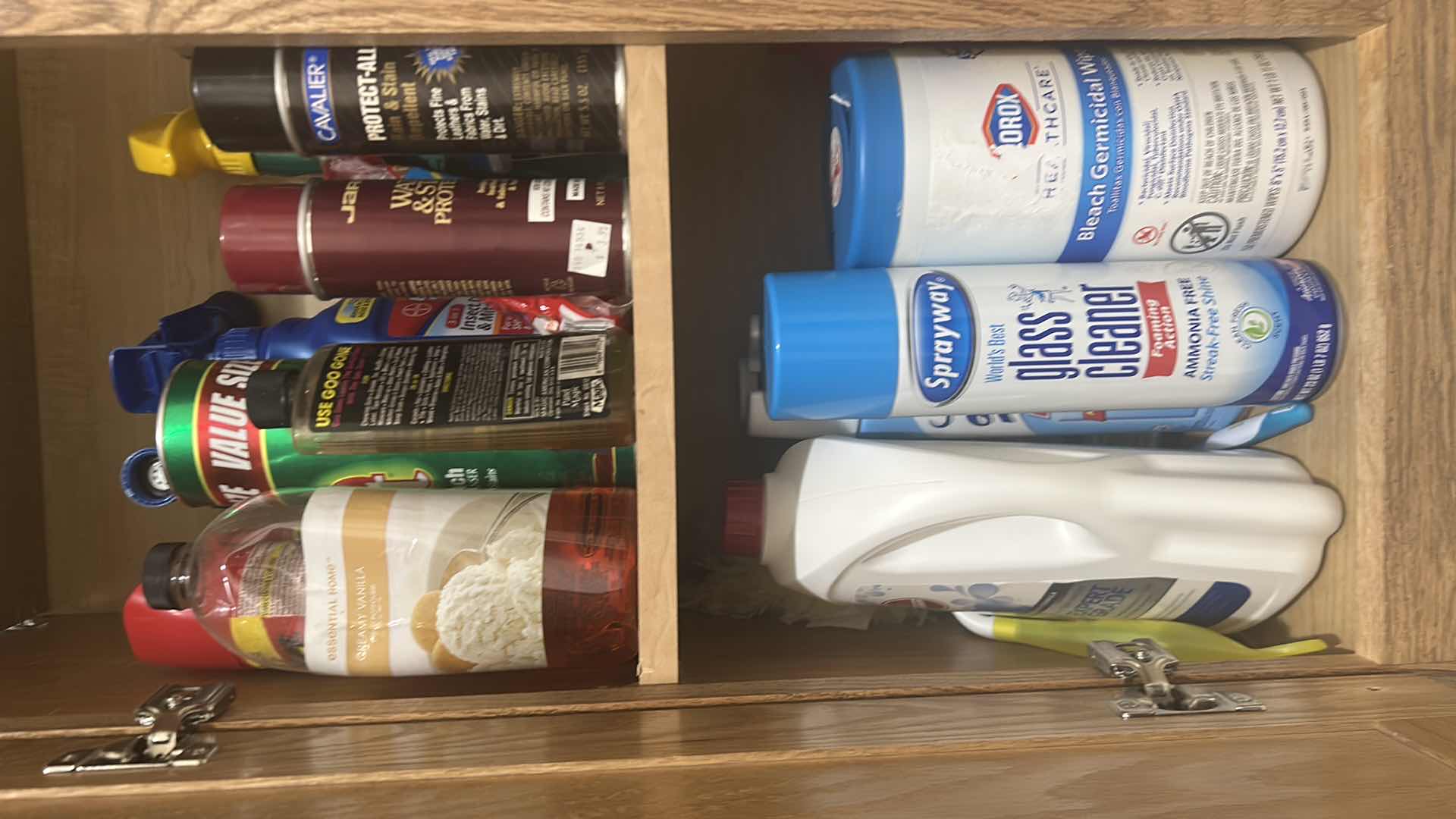 Photo 4 of CONTENTS OF 2 CABINETS CLEANING SUPPLIES