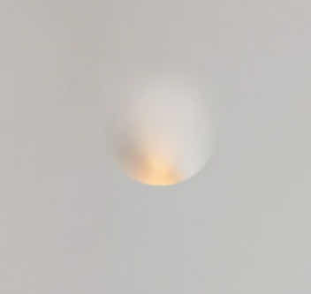 Photo 1 of NIB - MORETTI ITALIAN STYLE ONE WHITE PLASTER CIRCULAR WALL LED LIGHTING 11.6” x 14”  LL-1037-MF