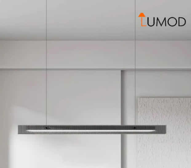 Photo 1 of NIB - DAX MINIMALIST BLACK LINEAR BAR STRIP DROP LIGHT 1800cm X 80cm LL-1022-MF