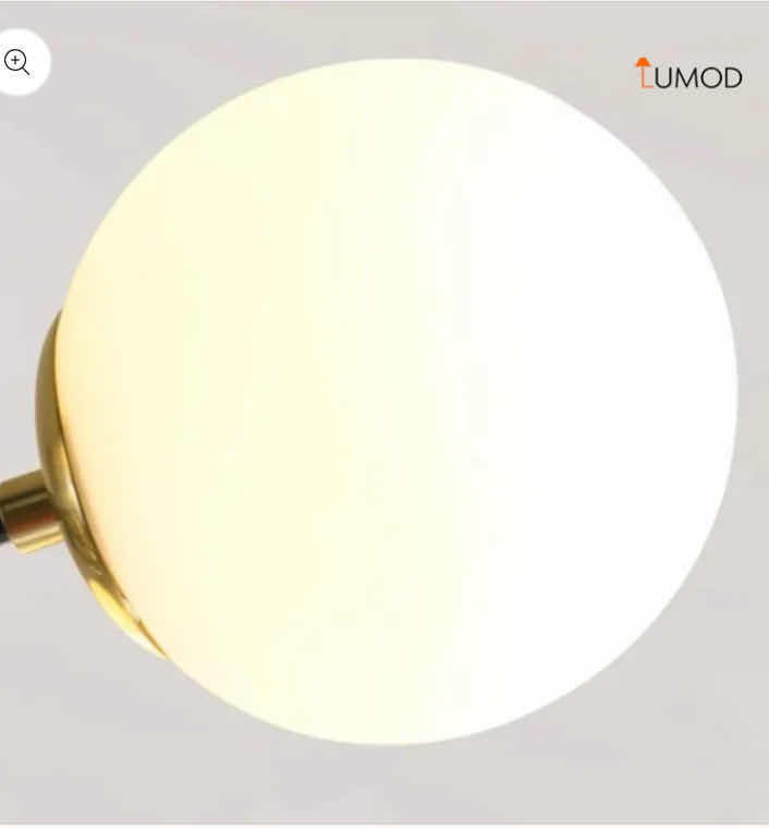 Photo 1 of NIB - JULIANA BLACK  & GOLD WITH FROSTED GLASS  8 HEAD ORBS CEILING LIGHT 1000cm X 300cm  LL-1018-MF