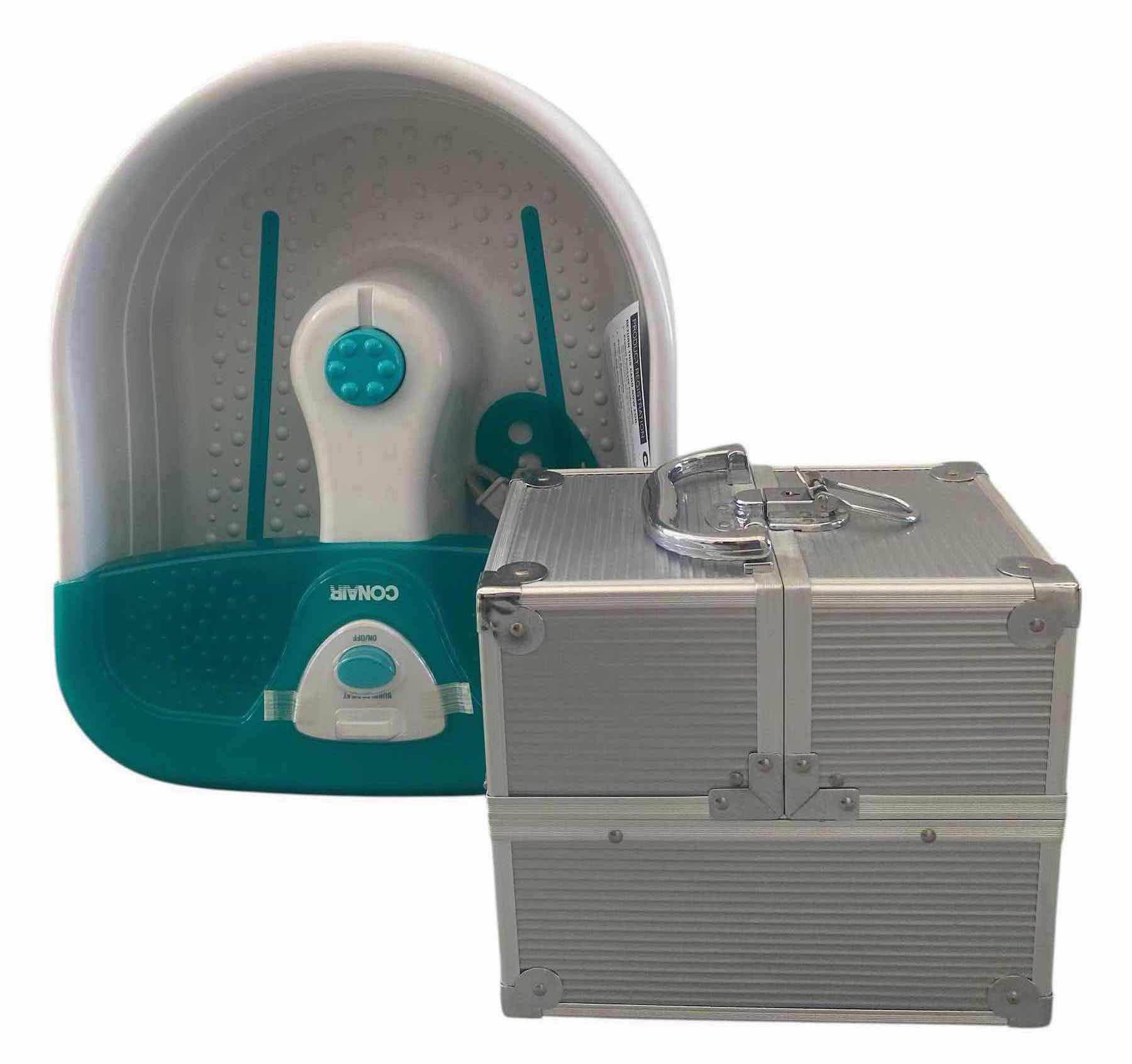 Photo 1 of CONAIR FOOT BATH & JEWELRY/MAKEUP EXPANDABLE BOX