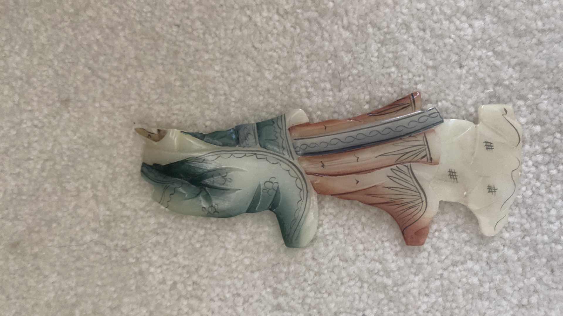 Photo 5 of CHINESE BLACK LACQUER WITH MOTHER OF PEARL SIDEBOARD 48“ x 16“ H33 1/2”