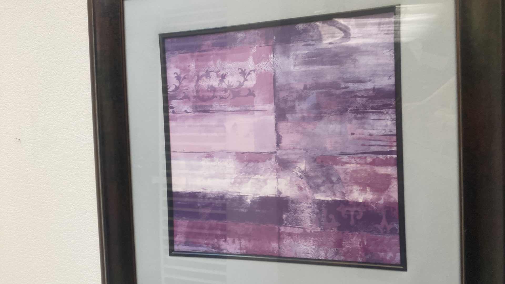 Photo 1 of FRAMED ABSTRACT ARTWORK 32” x 32”