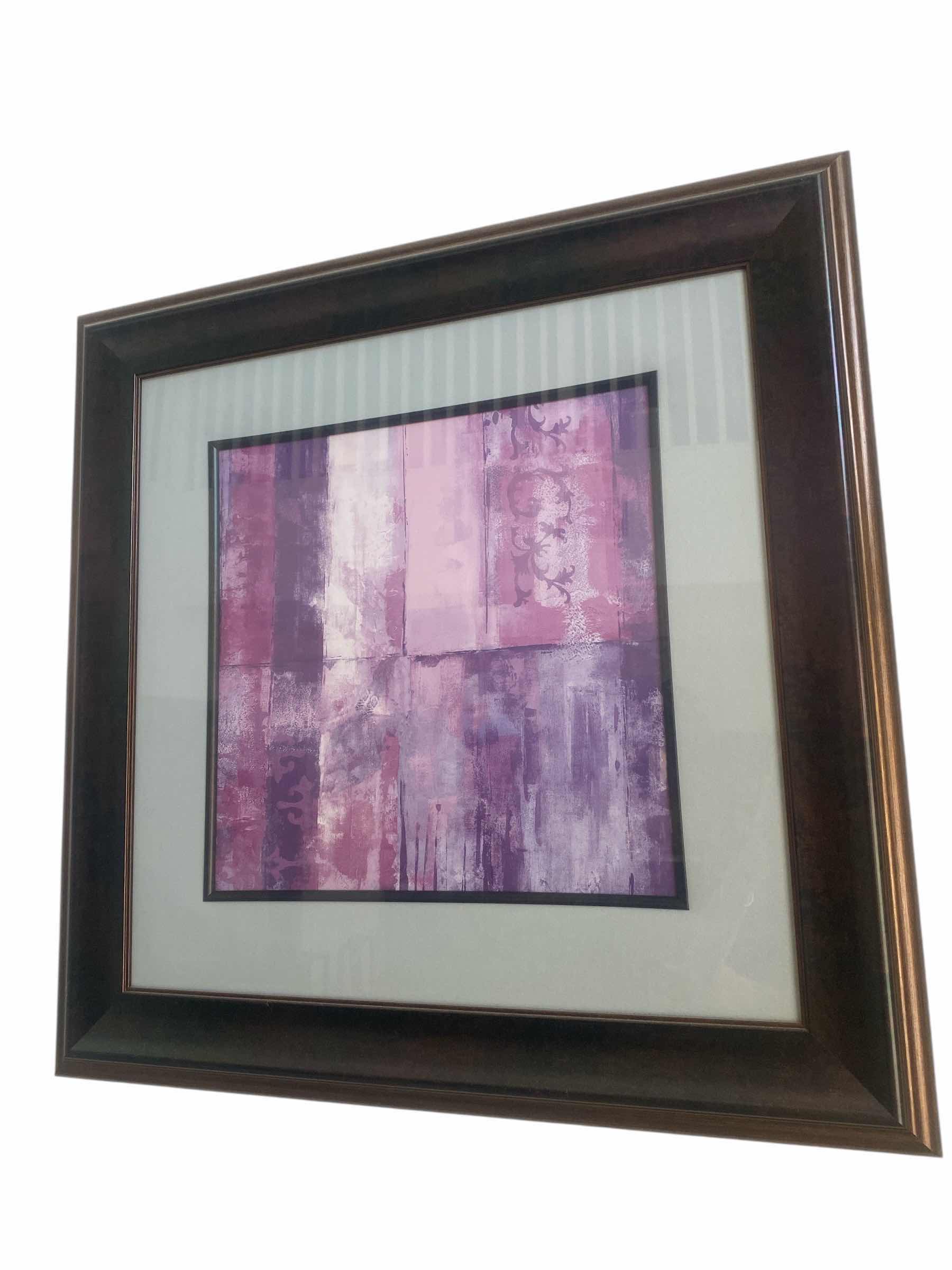 Photo 1 of FRAMED ABSTRACT ARTWORK 32” x 32”