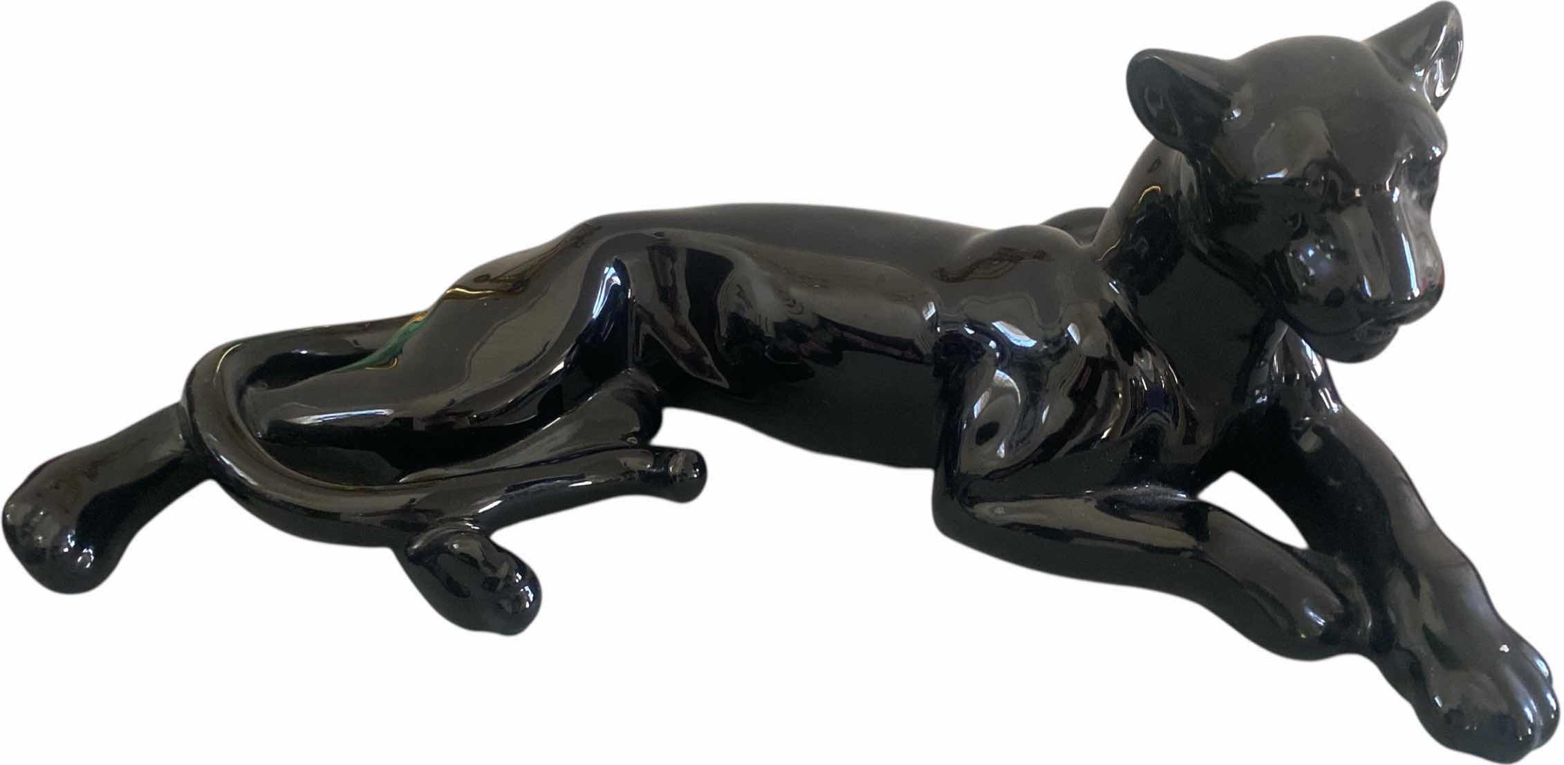 Photo 1 of BLACK CERAMIC JAGUAR 18”