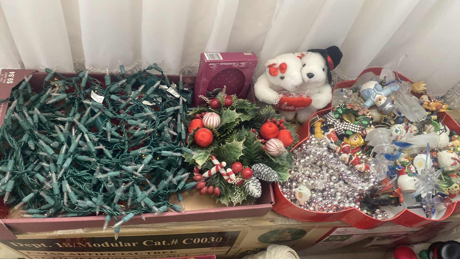 Photo 5 of 7’ Pre- ChriSTMAS TREE WITH ORNAMENTS & DECOR