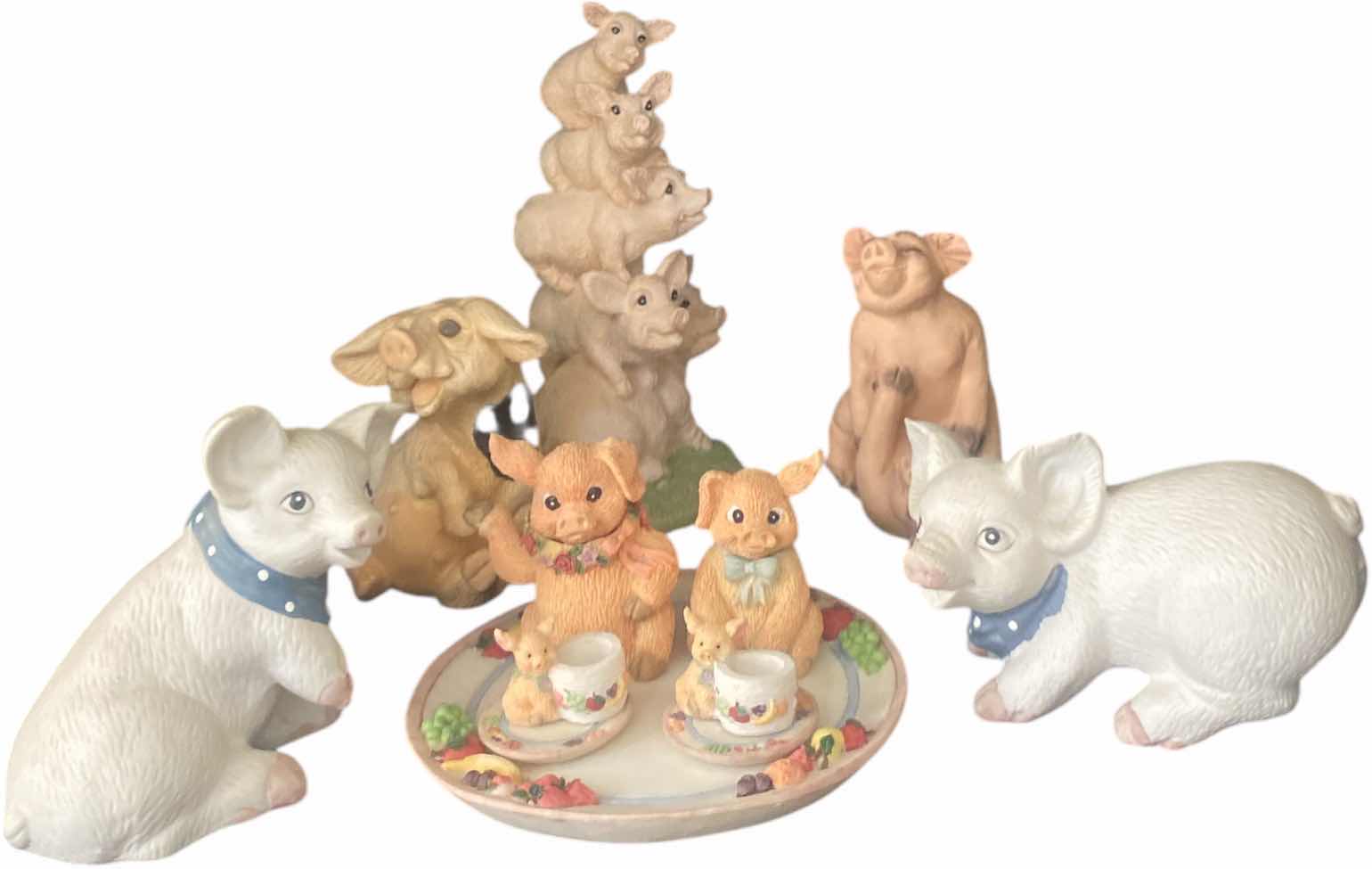 Photo 1 of 6 - PIG COLLECTABLES TALLEST 7”