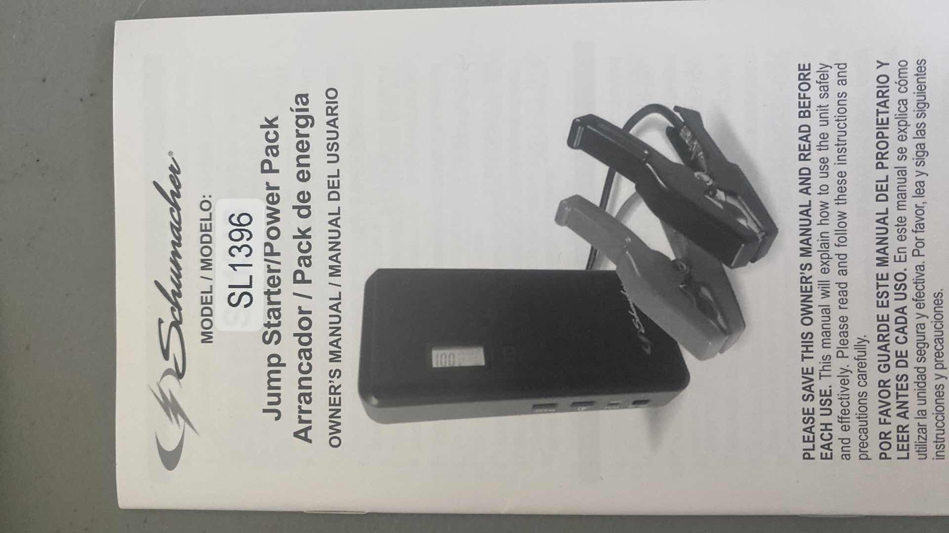 Photo 1 of JUMP STARTER POWER PACK