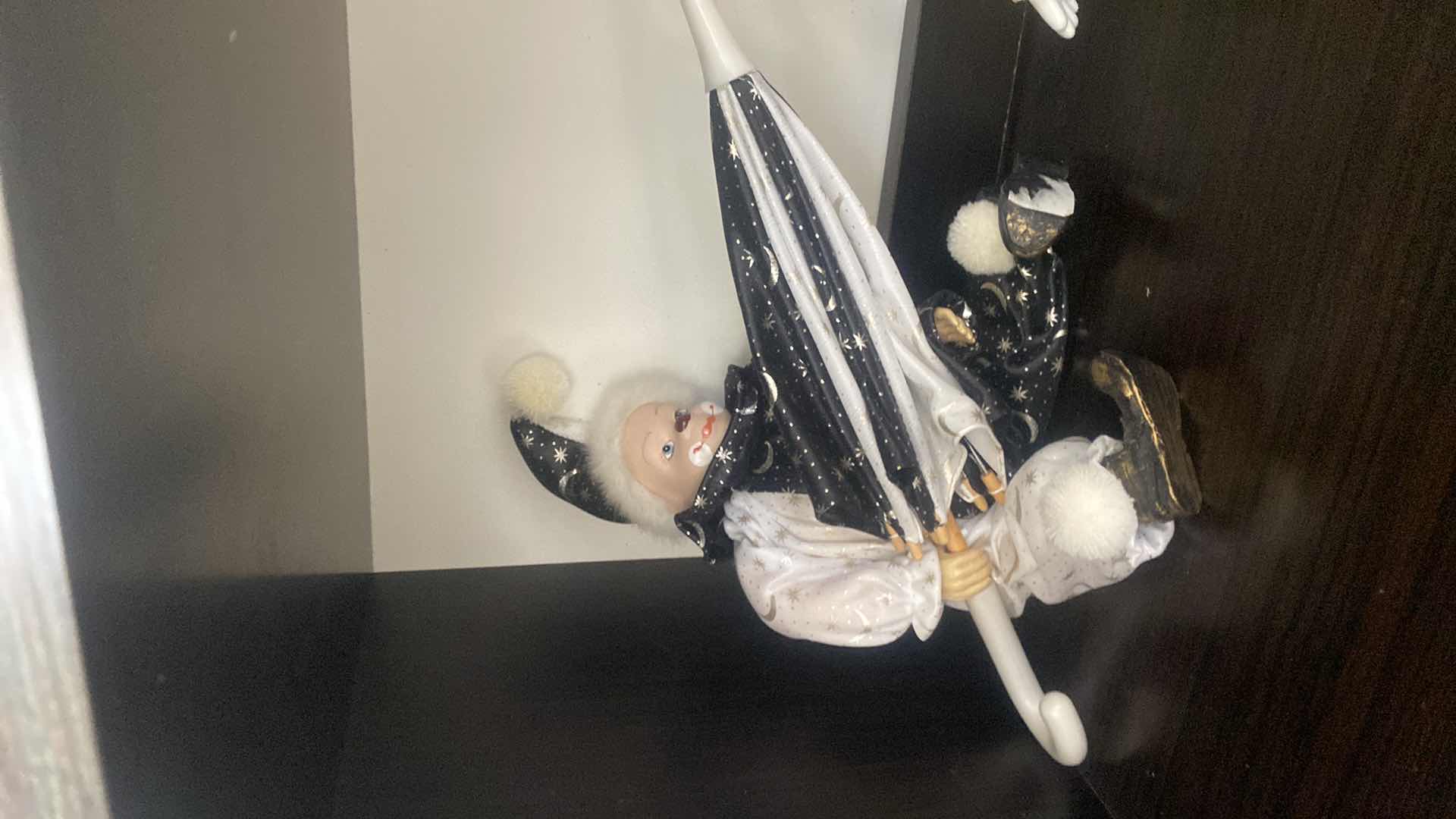 Photo 1 of 3 - GANZ PORCELAIN HARLEQUIN FIGURINES H16”