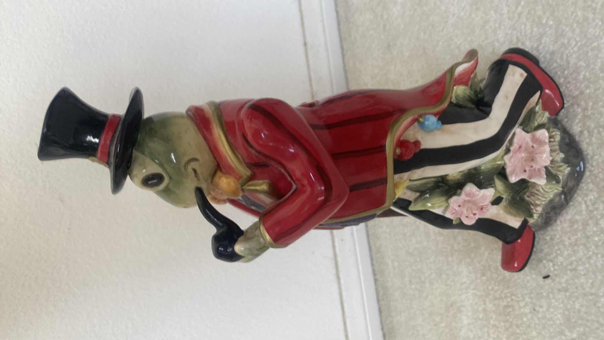 Photo 1 of CERAMIC FROGS CARNIVAL FIGURINE H14”