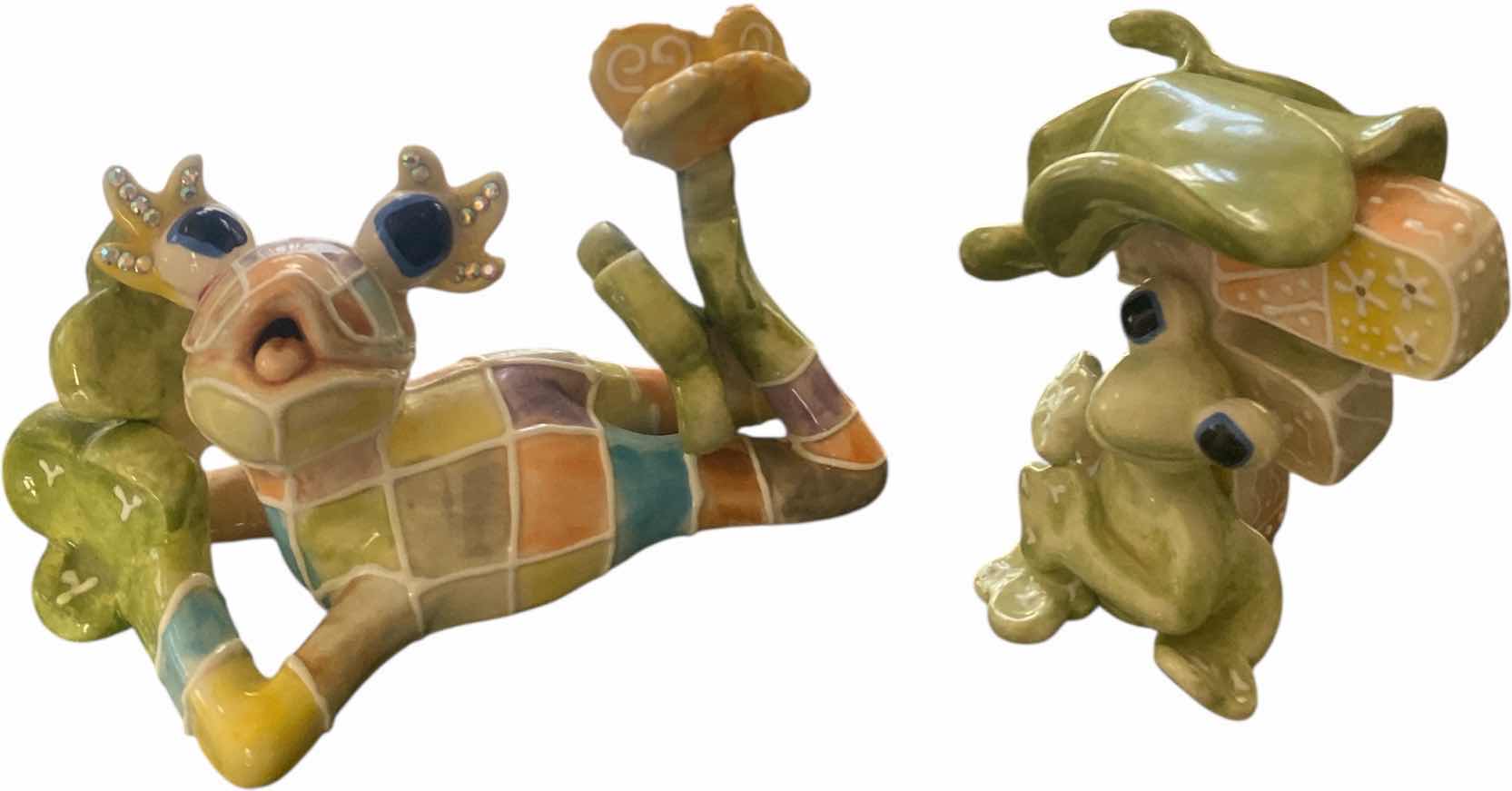 Photo 1 of KO KO ORIGINALS CERAMIC FROGS LARGEST 5” x 3”