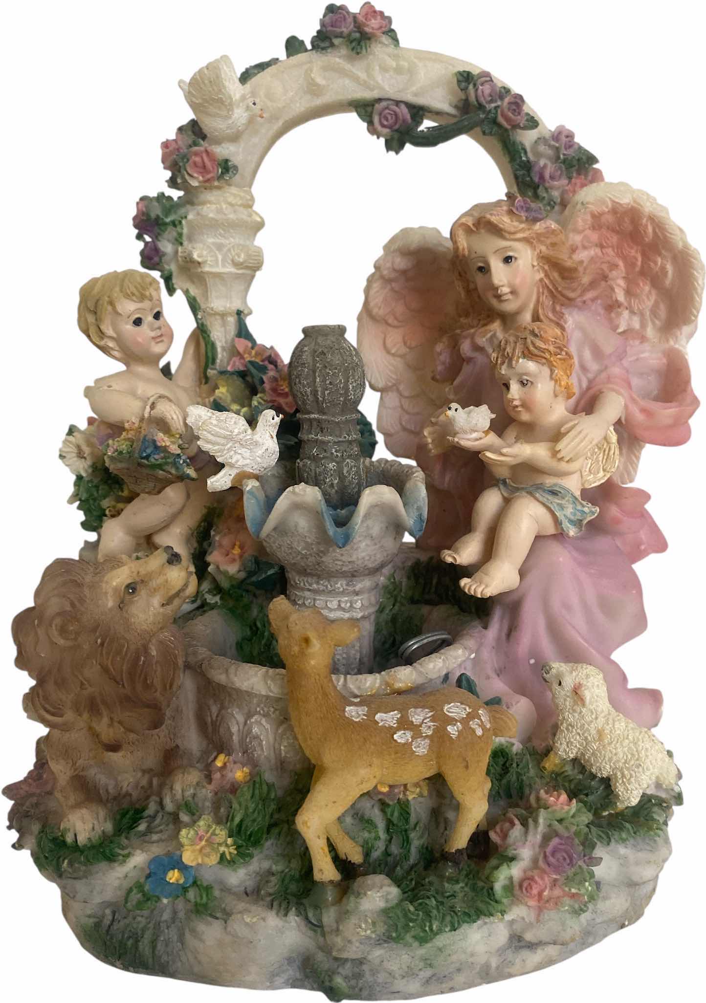 Photo 1 of CLASSIC TREASURES MUSICAL ANGEL PLAYS WIND BENEATH MY WINGS 6 1/2” x 9”