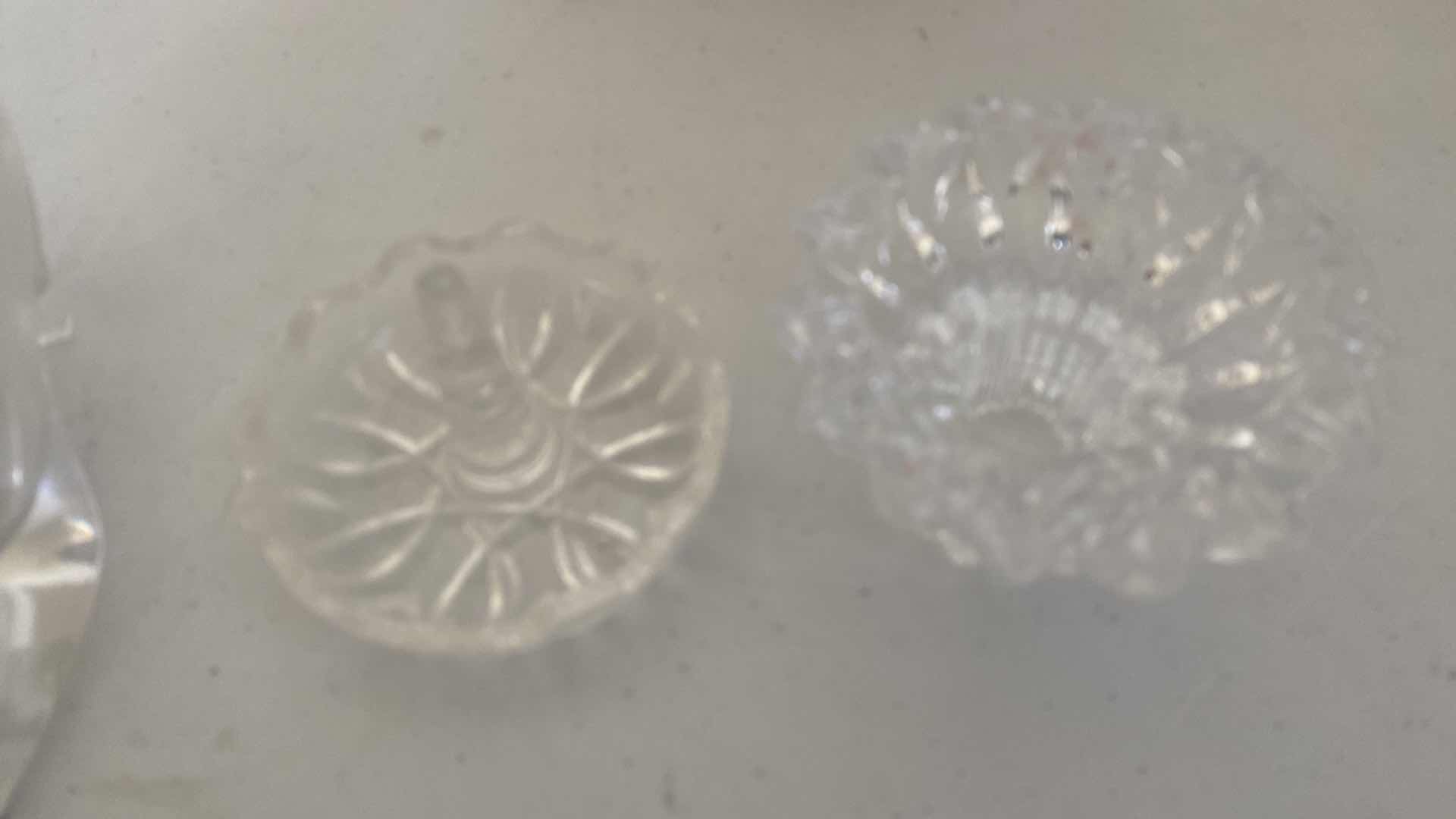 Photo 3 of ELEPHANT 10 1/2” x 7”, GLASS SLIPPER CANDLE HOLDER & RING HOLDER